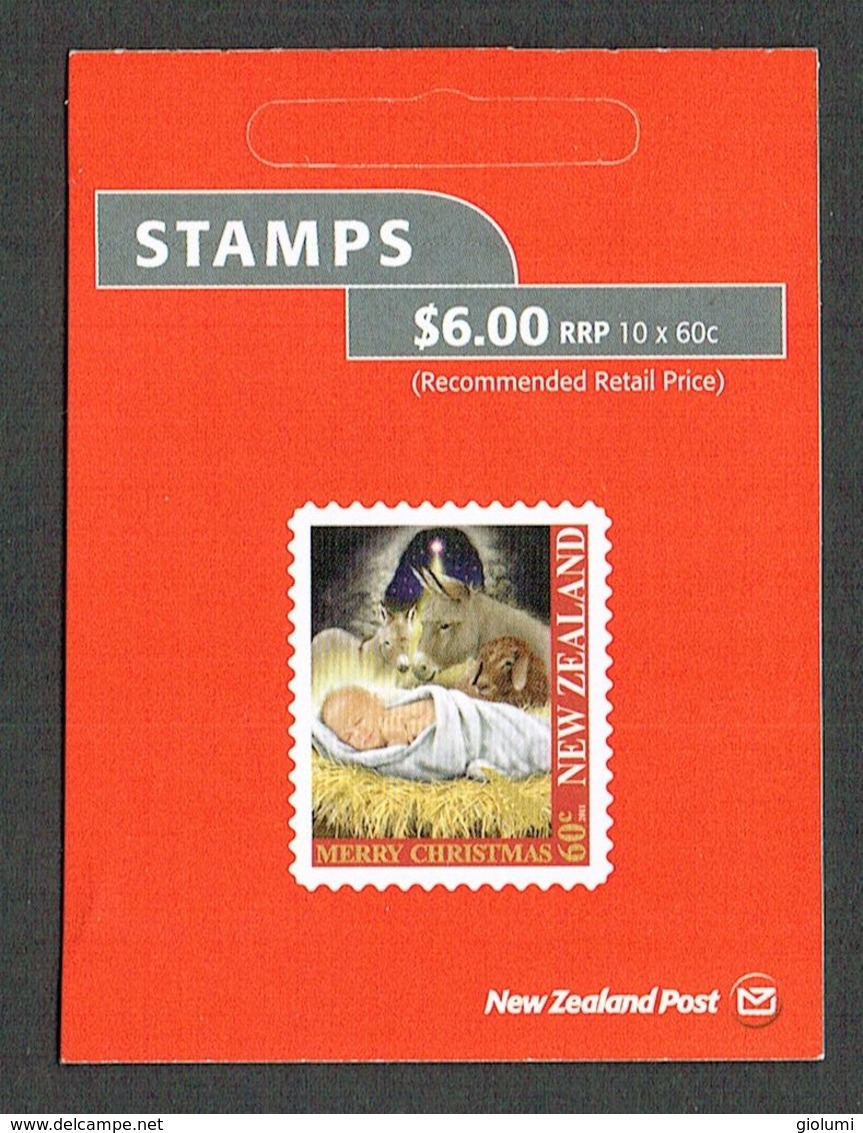 NZ 2011 Christmas 60cx10 Stamps Mint Booklet - Nuovi