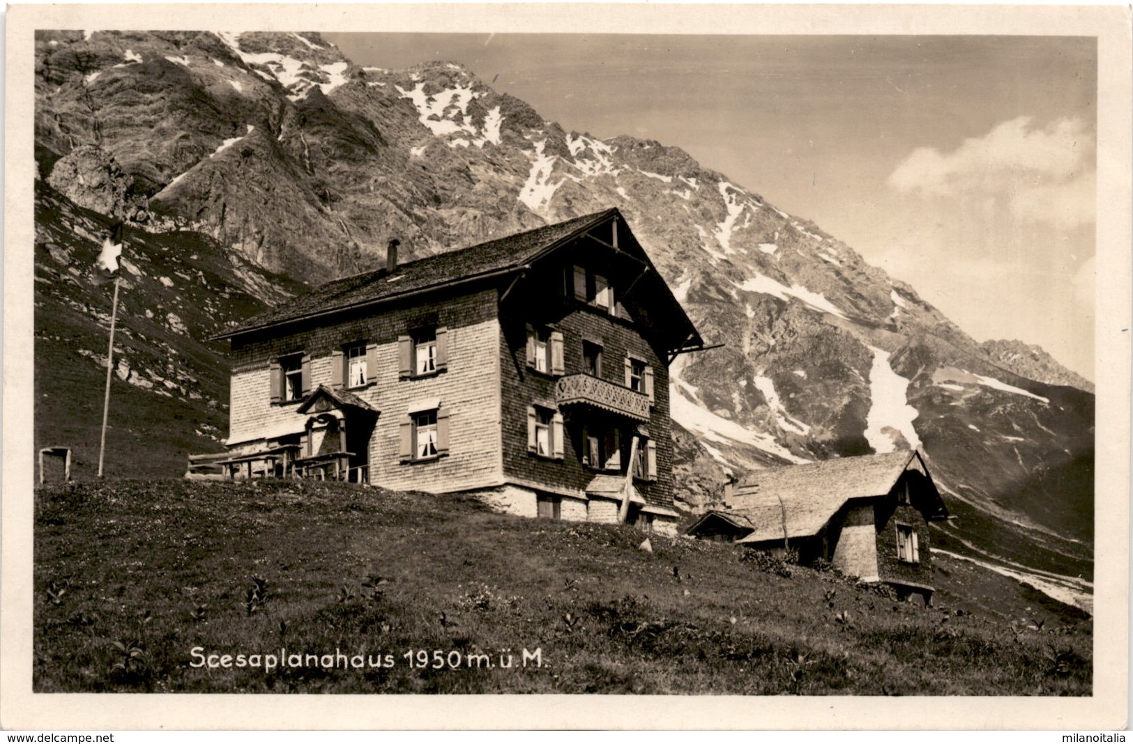 Scesaplanahaus 1950 M ü. M. Bei Seewis I. Pr. - Seewis Im Prättigau