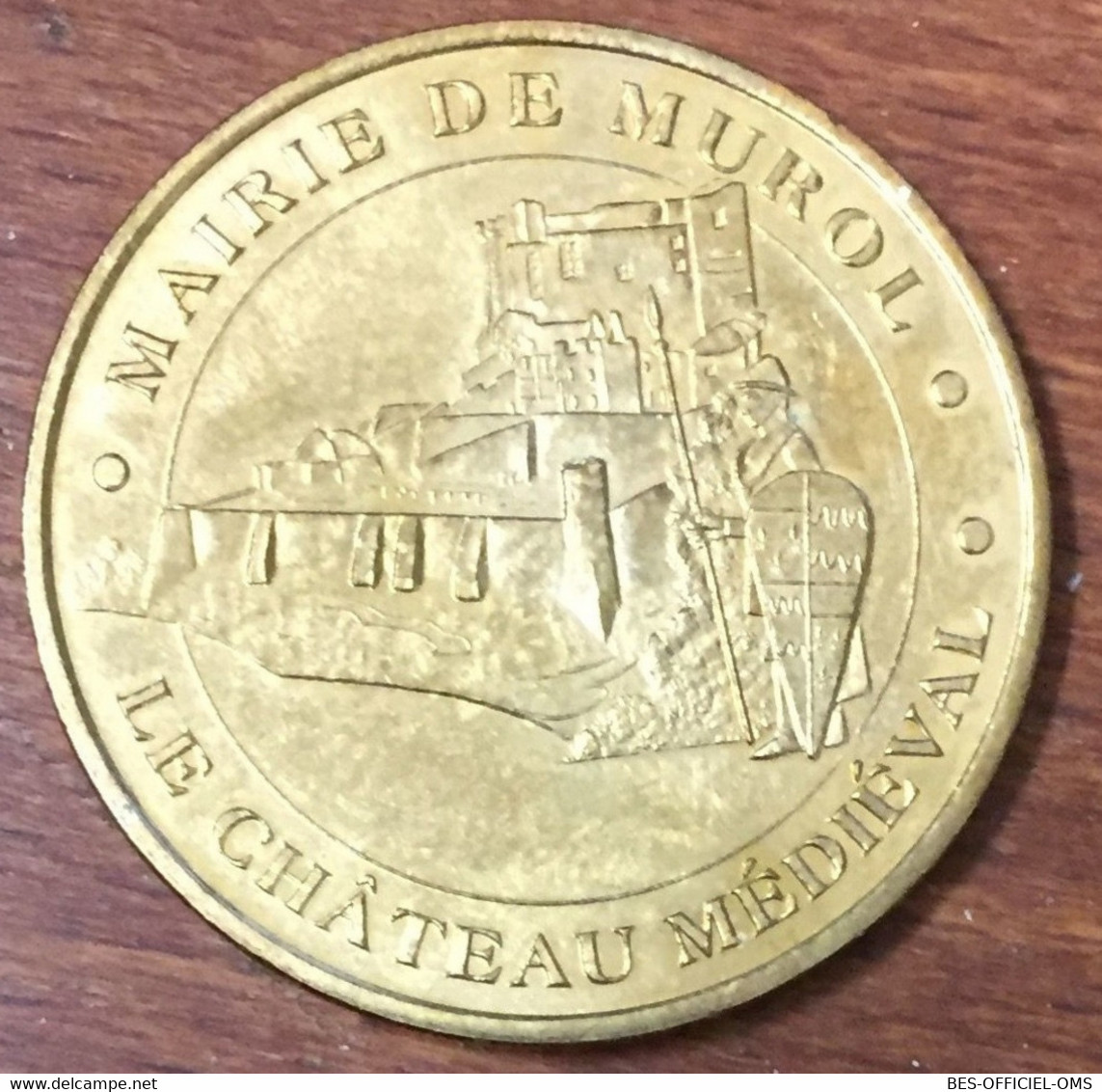 63 MAIRIE DE MUROL LE CHÂTEAU MÉDIÉVAL MDP 2007 MÉDAILLE SOUVENIR MONNAIE DE PARIS JETON TOURISTIQUE MEDALS COINS TOKENS - 2007