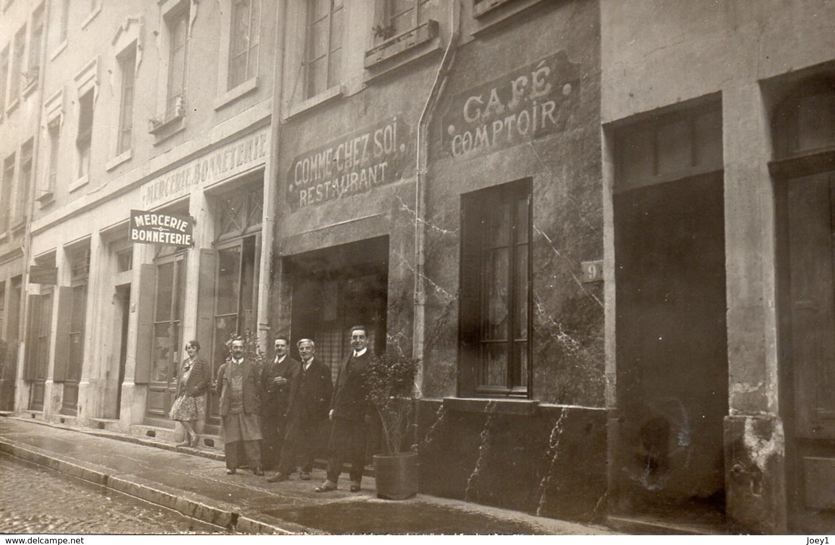 Carte Photo, Mercerie Bonneterie Et Restaurant"Comme Chez Soi" - Professions