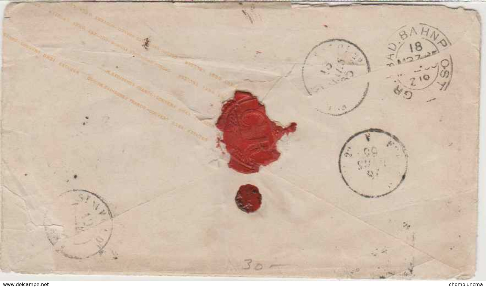 1865 Manheim / Saint Avold  PD + Timbre D'Entrée  Ambulant STRASB. AMB.  Strasbourg + Taxe 6 D. + Gr. Bad. Bahnpost..... - Postal  Stationery