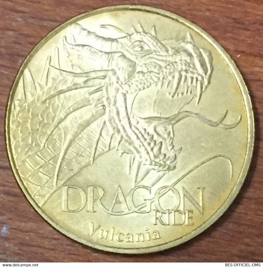 63 VULCANIA DRAGON RIDE MDP 2012 MÉDAILLE SOUVENIR MONNAIE DE PARIS JETON TOURISTIQUE MEDALS COINS TOKENS - 2012