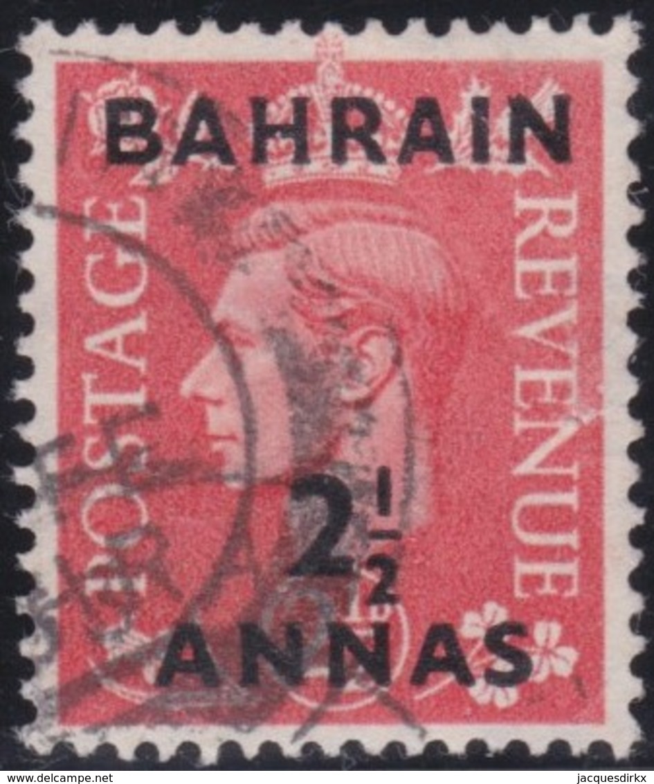 Bahrain      .    SG     .    75      .        O       .       Oblitéré    .   /   .   Cancelled - Bahrain (...-1965)