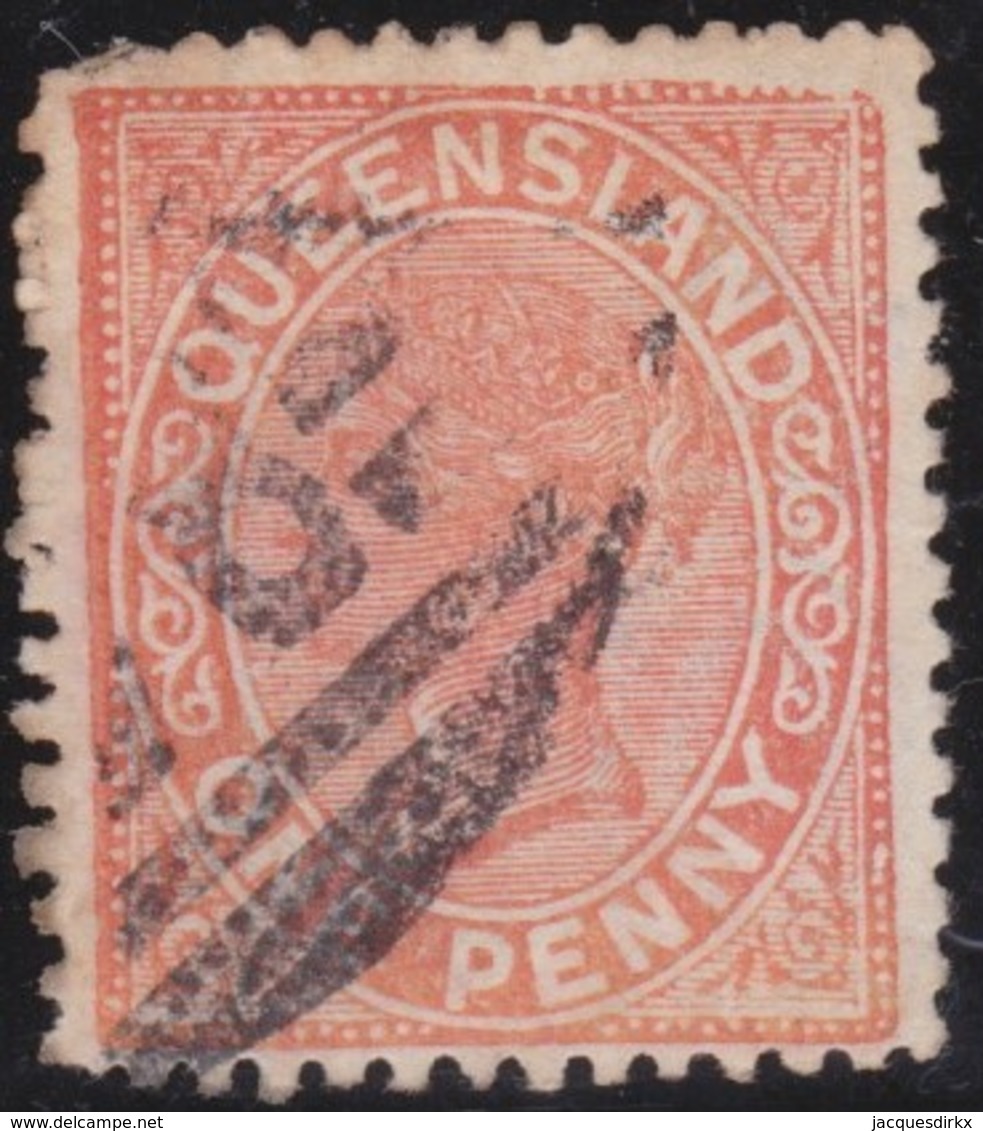 Queensland   .    SG    .     135       .    O     .      Oblitéré   .   /   .  Cancelled - Used Stamps