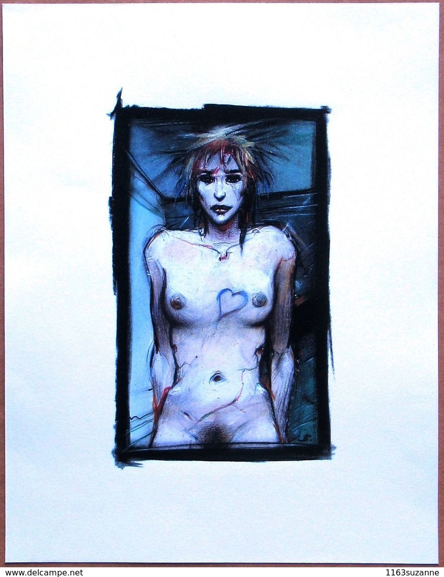 (état Neuf) Sérigraphie 26,5 X 34 Cm > ENKI BILAL : UN SIECLE D'AMOUR, 1999 - Sérigraphies & Lithographies