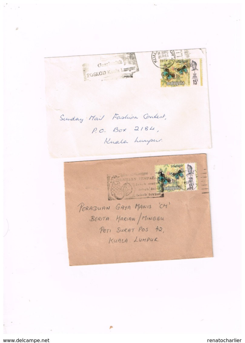 Lot De 8 Lettres. - Malaysia (1964-...)