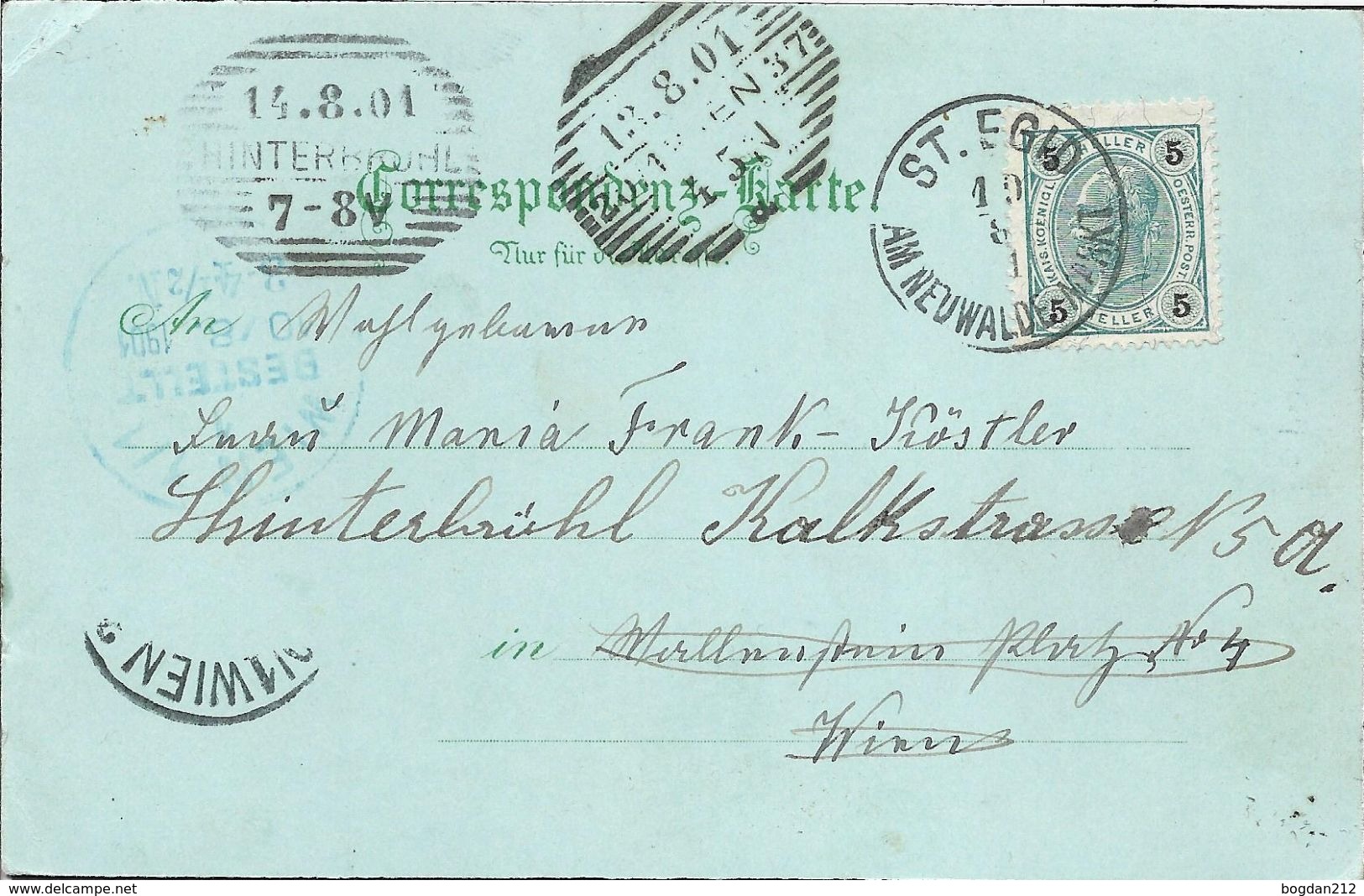 1901 - St.Aegyd Am Neuwalde , Gute Zustand, 2 Scan - Lilienfeld