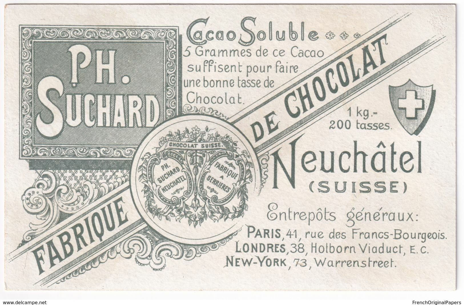 Jolie Chromo Chocolat Suchard - Scène Enfantine Jouet Cheval Bébé Fille Fillette Robe - Edwardian Girl Dress Baby A38-57 - Suchard