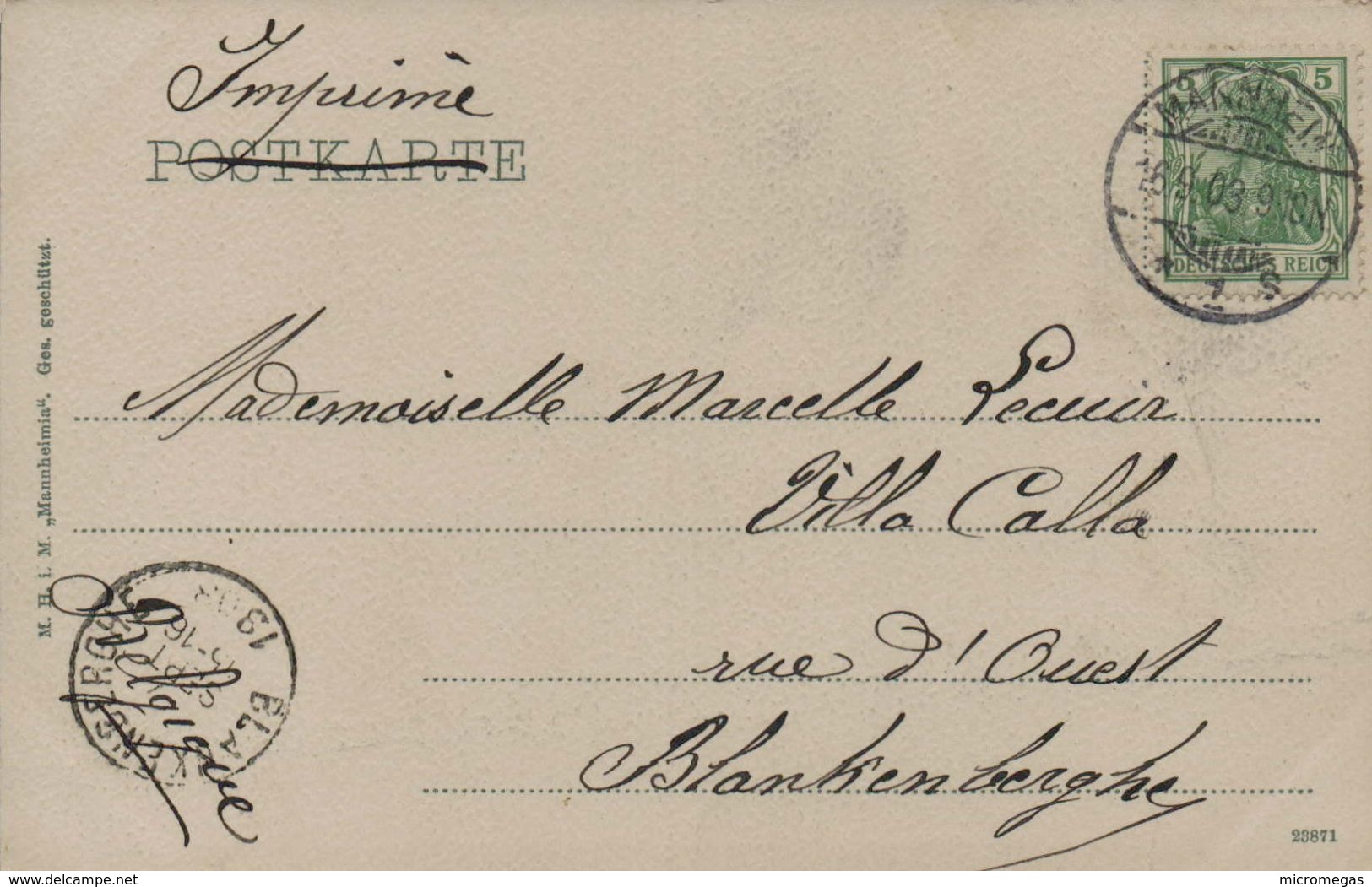 MANNHEIM - Neckarbrücke - Mannheim