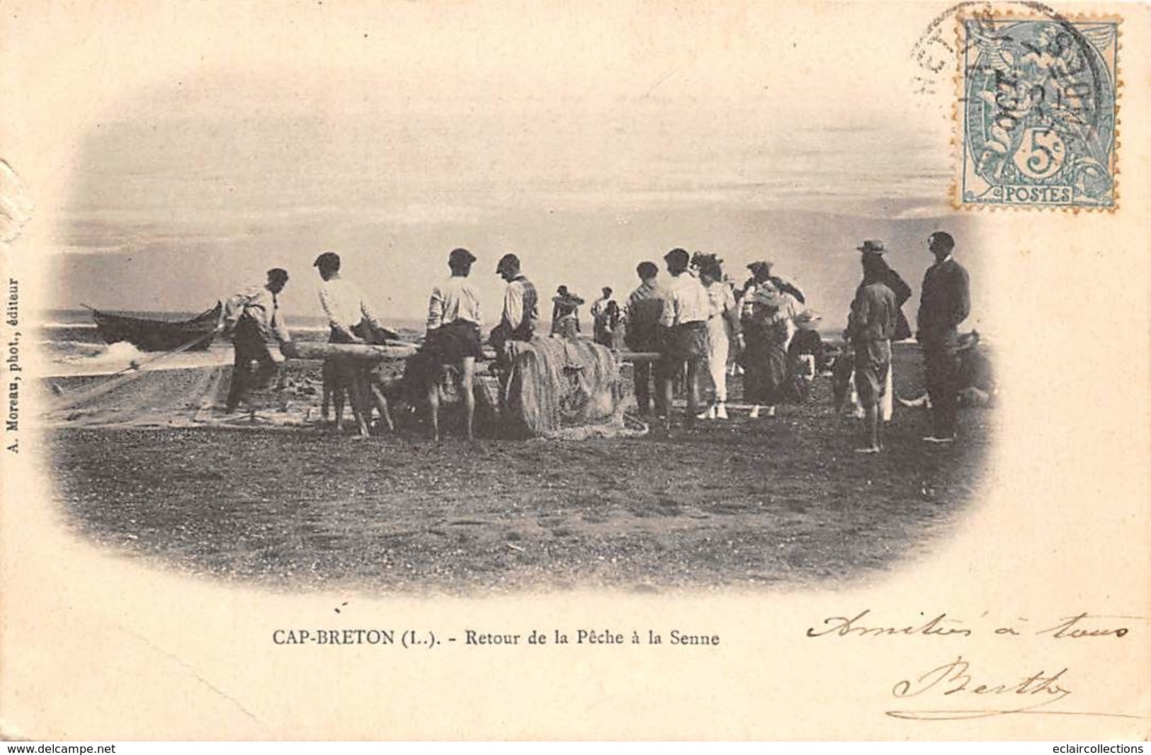 Capbreton       40     Retour De Pêche A La Senne       (voir Scan) - Capbreton