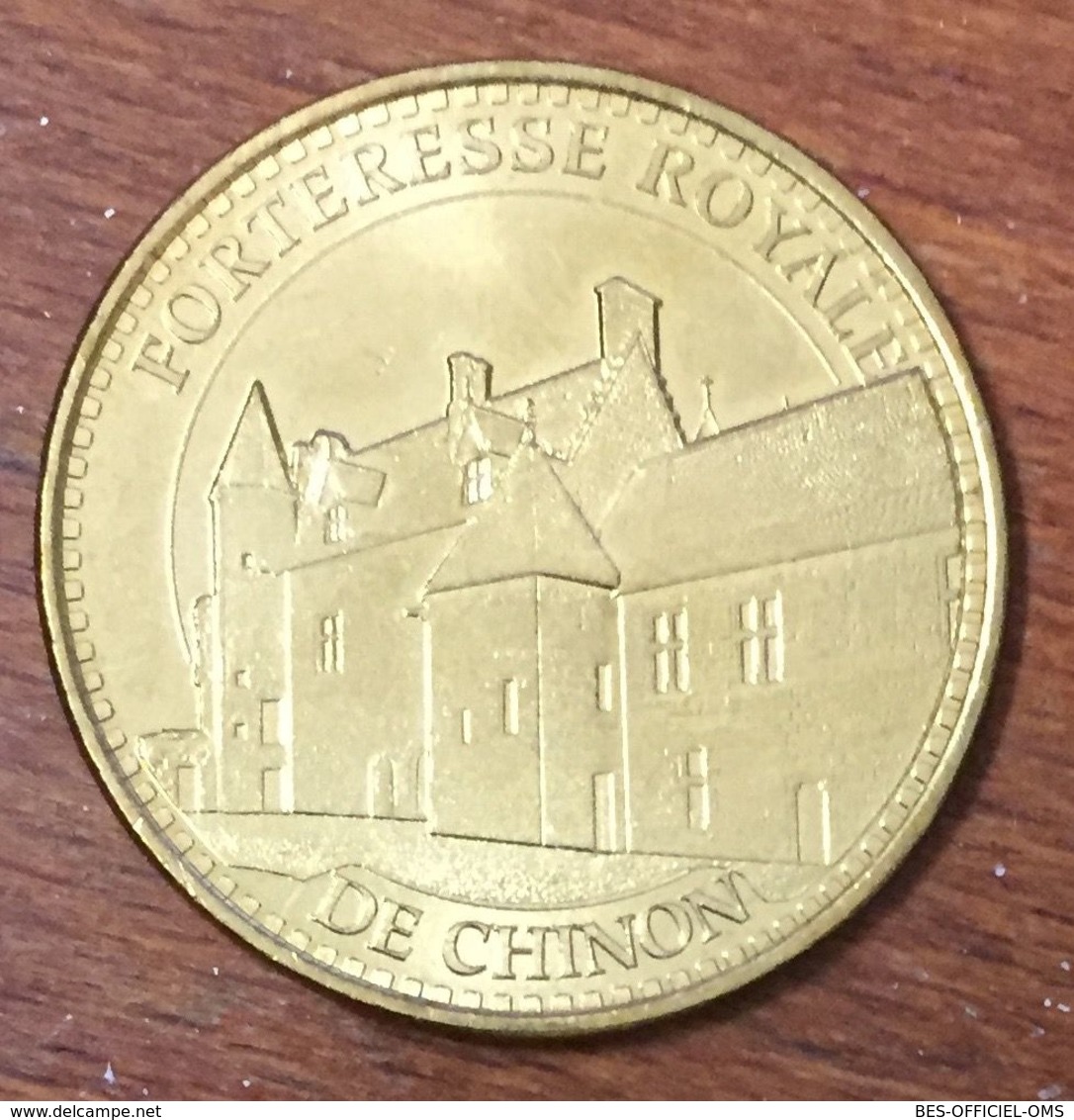 37 FORTERESSE ROYALE DE CHINON MDP 2013 MEDAILLE SOUVENIR MONNAIE DE PARIS JETON TOURISTIQUE MEDALS COINS TOKENS - 2013