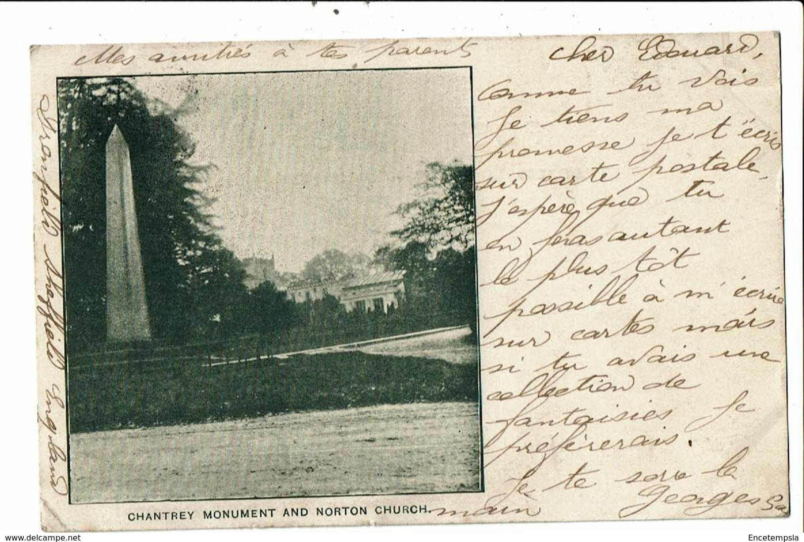 CPA-Carte Postale-Royaume Uni- Chantrey Monument-Norton Church -1902 VM19175 - Chichester