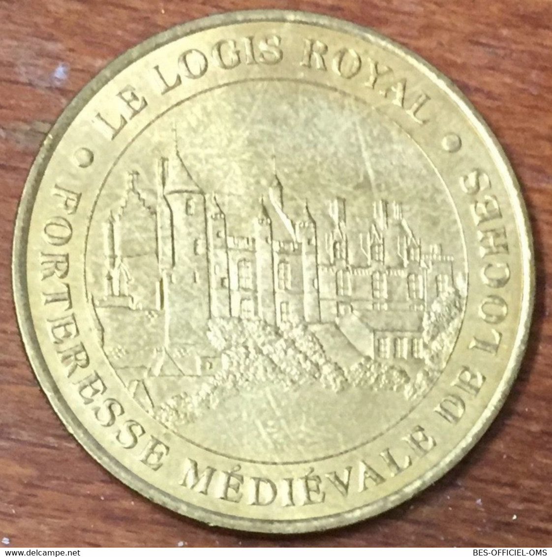 37 FORTERESSE MÉDIÉVALE DE LOCHES LOGIS ROYAL MDP 2000 MEDAILLE MONNAIE DE PARIS JETON TOURISTIQUE MEDALS COINS TOKENS - 2000