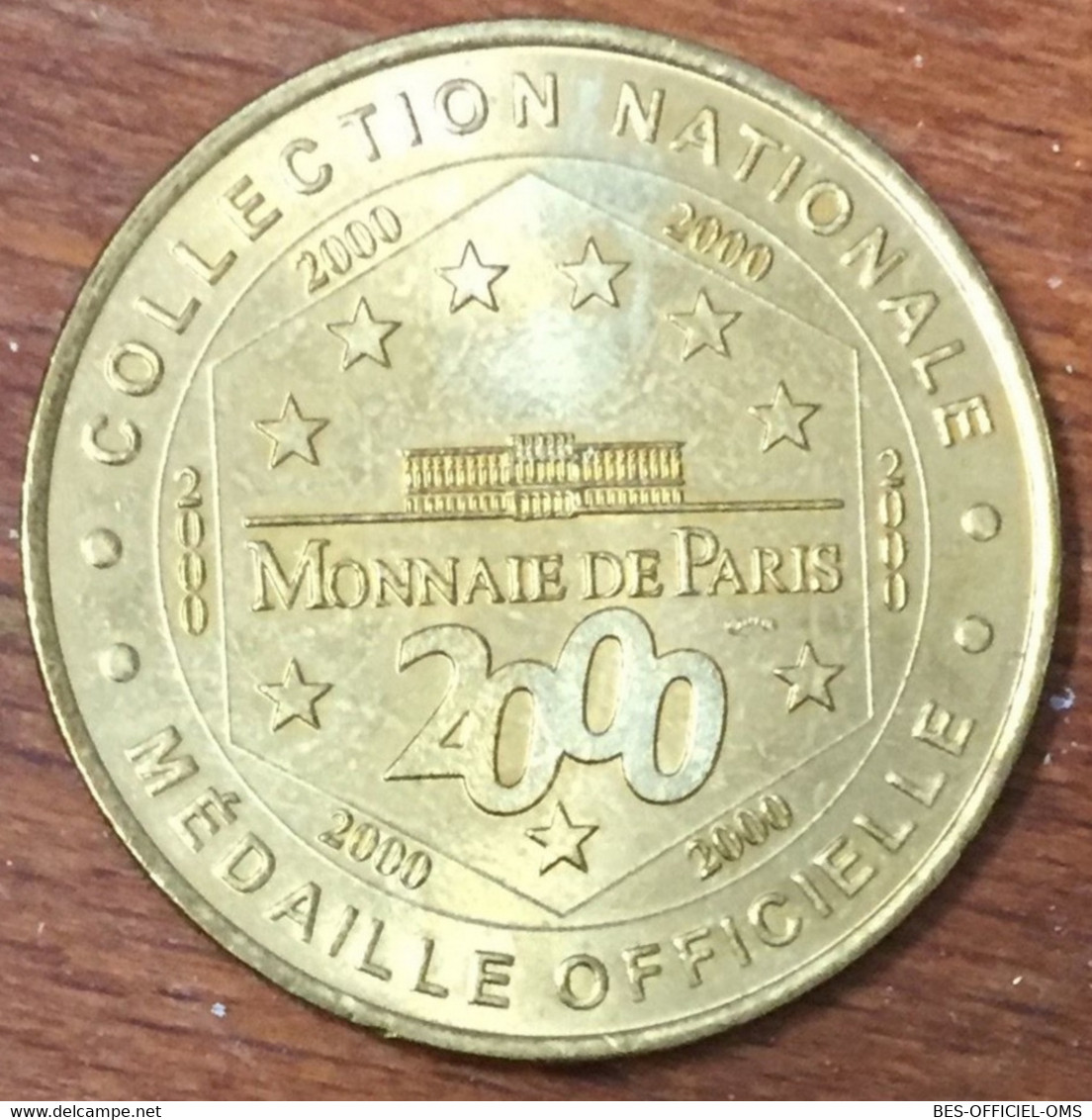 37 FORTERESSE MÉDIÉVALE DE LOCHES LOGIS ROYAL MDP 2000 MEDAILLE MONNAIE DE PARIS JETON TOURISTIQUE MEDALS COINS TOKENS - 2000