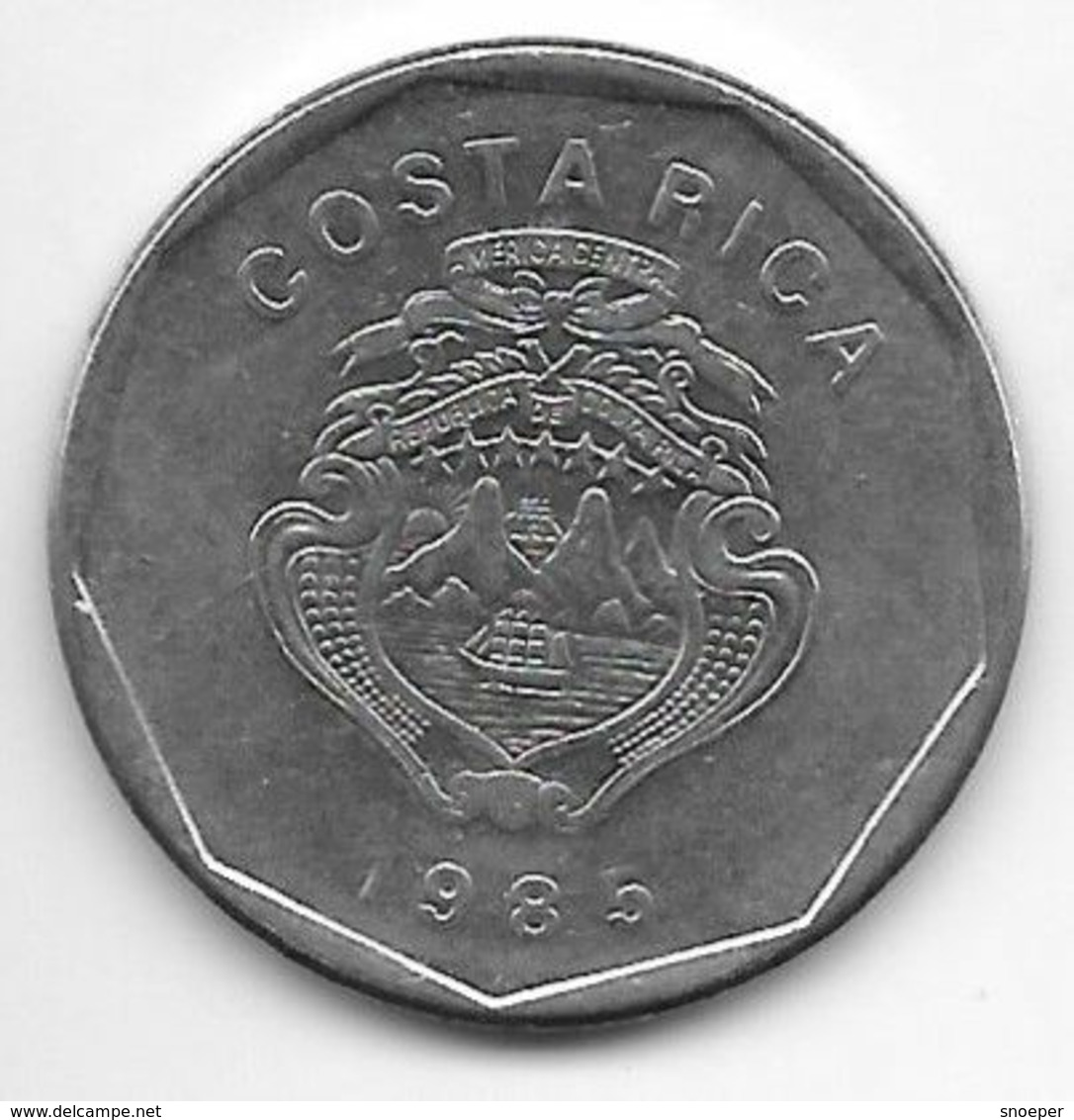 Costa Rica 20 Colones  1985 Km 216.2 Xf+ - Costa Rica