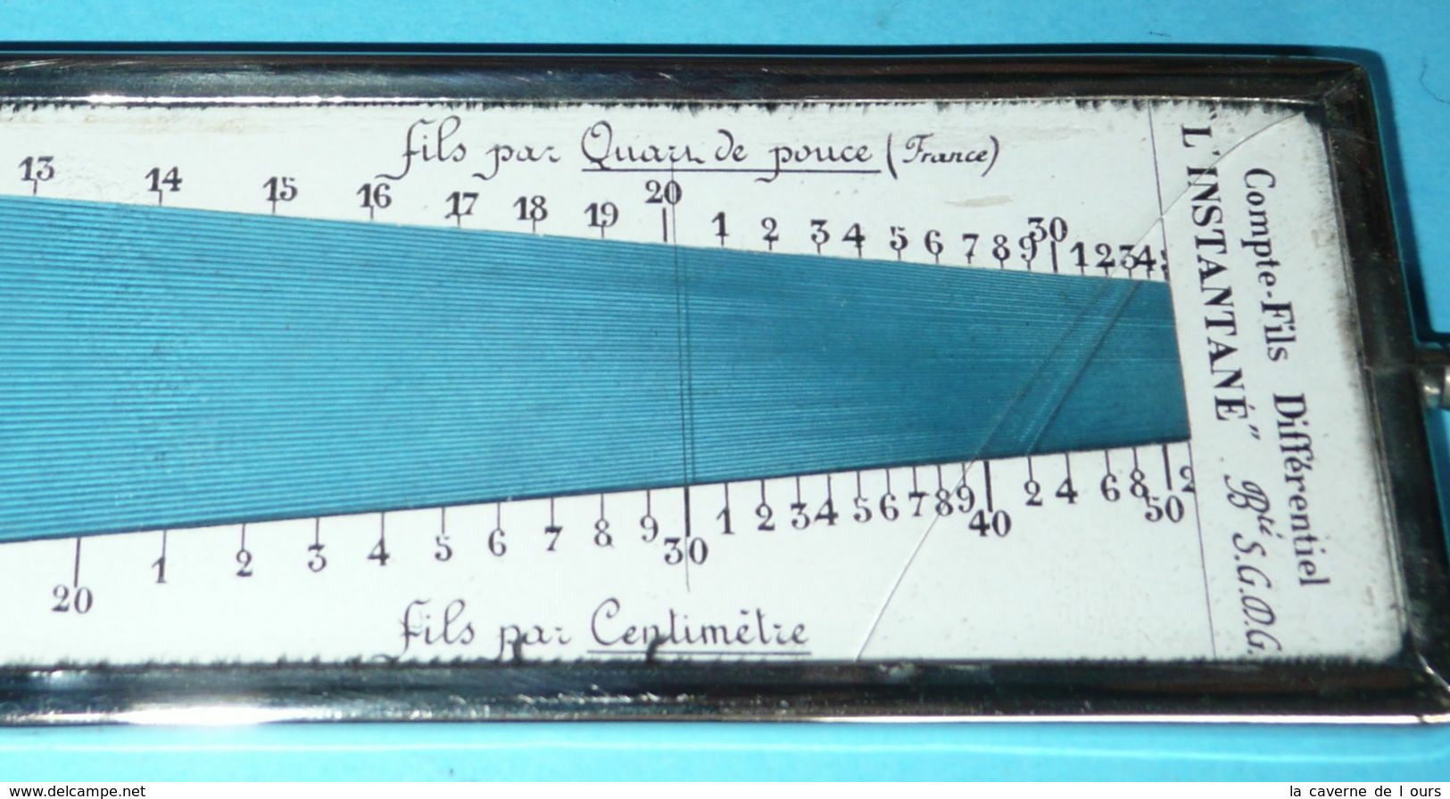 Rare Ancien Compte-fils Différentiel L'INSTANTANE SGDG Dans Son étui Cartonné; Règle De Calcul à Calculer - Equipement