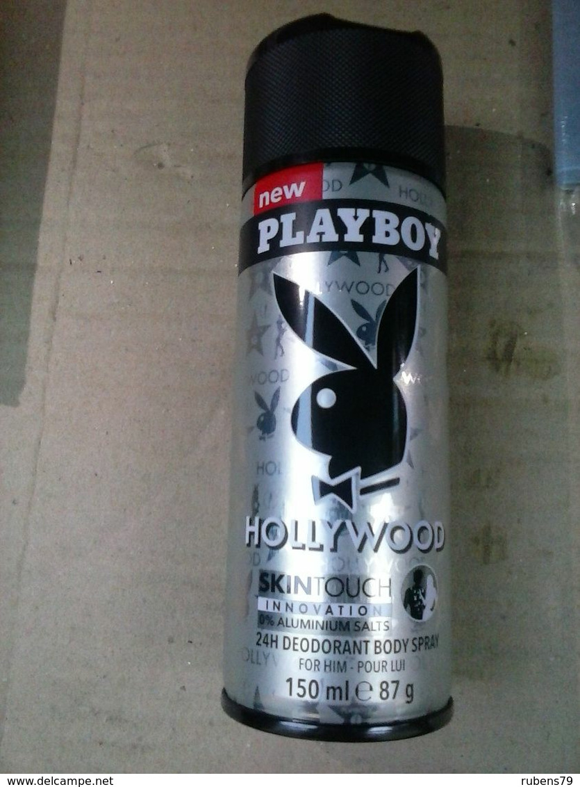 PROFUMO PLAYBOY HOLLYWOOD BOMBOLETTA DEOSPRY UOMO VUOTA DA COLLEZIONE - Flakons (leer)