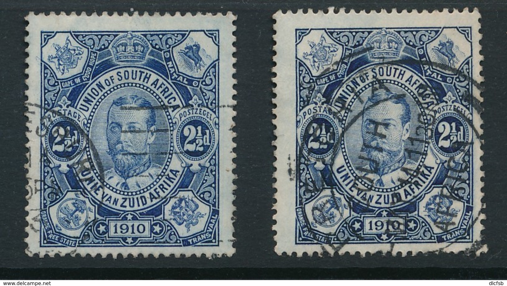 SOUTH AFRICA, 1910 2.5d Deep Blue, Blue Fine - Oblitérés