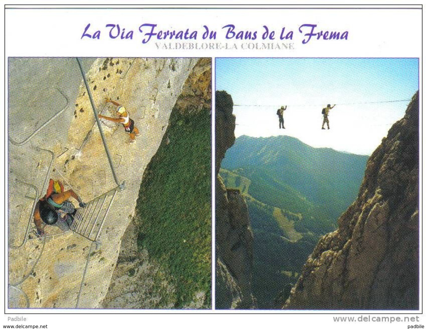 Carte Postale Escalade  Alpinisme  Trés Beau Plan - Bergsteigen