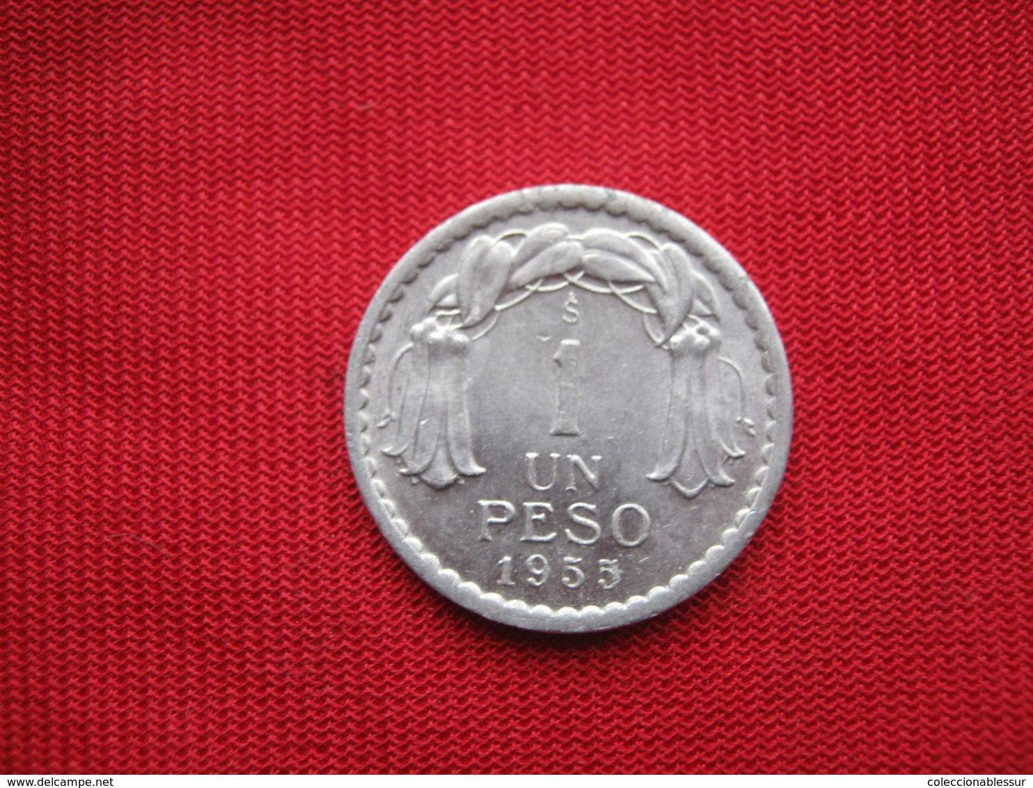 Chile 1 Peso 1955 - Chili