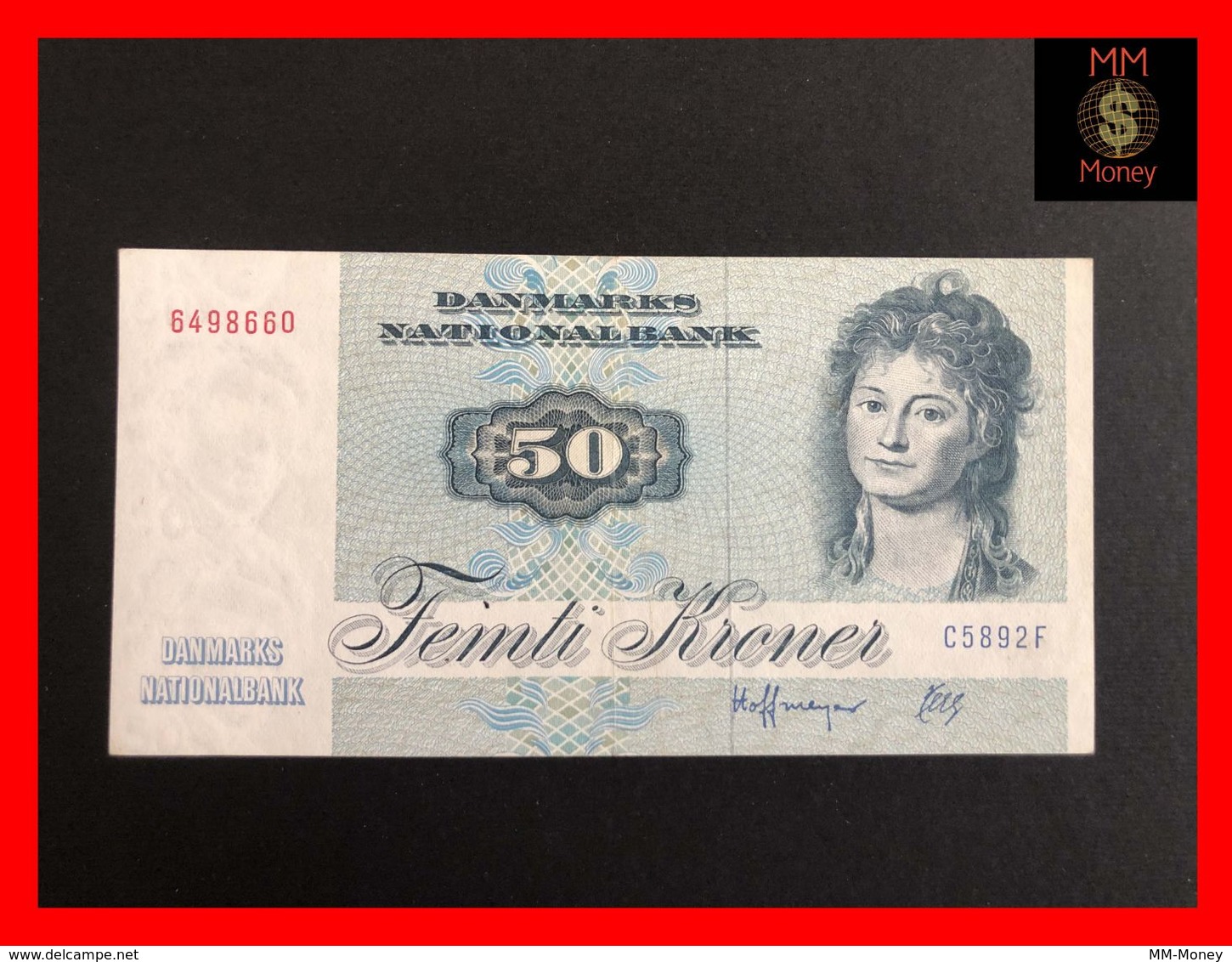 DENMARK 50 Kroner 1989   P. 50  VF \  XF - Denmark