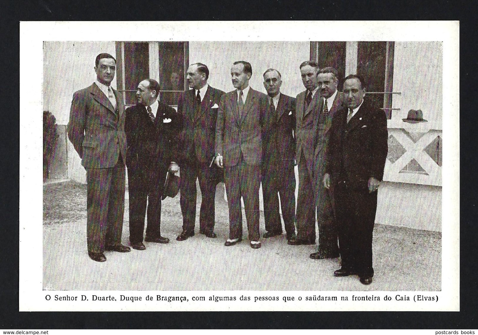 Postal D.DUARTE NUNO Duque De Bragança Fronteira CAIA / ELVAS 28 Maio 1942. Claimant Portuguese Throne PORTUGAL - Familles Royales