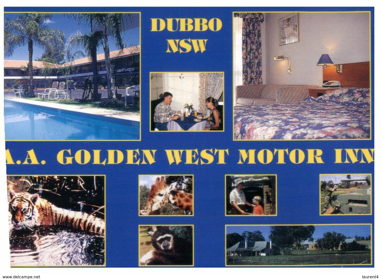 (E 1) Australia - NSW - Dubbo Motor Inn - Motel (tiger) (mint / Neuve) - Dubbo