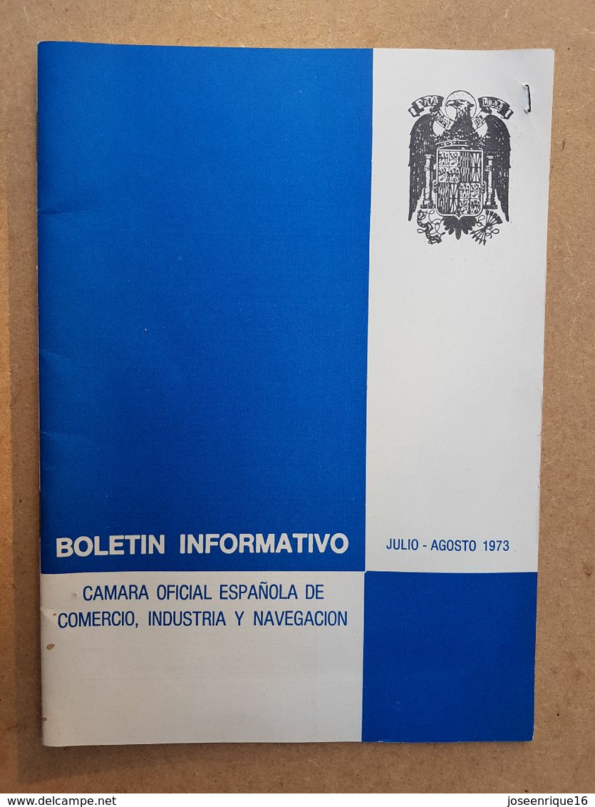 CAMARA OFICIAL ESPAÑOLA DE COMERCIO INDUSTRIA Y NAVEGACION 1973 URUGUAY - Scienze Manuali