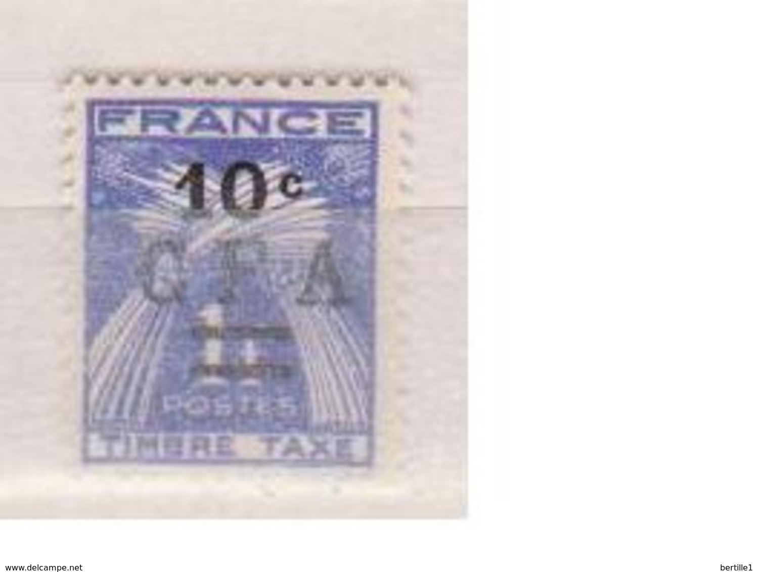 REUNION          N° YVERT    :    TAXE 36   NEUF SANS CHARNIERES     ( NSCH   03/ 13 ) - Timbres-taxe