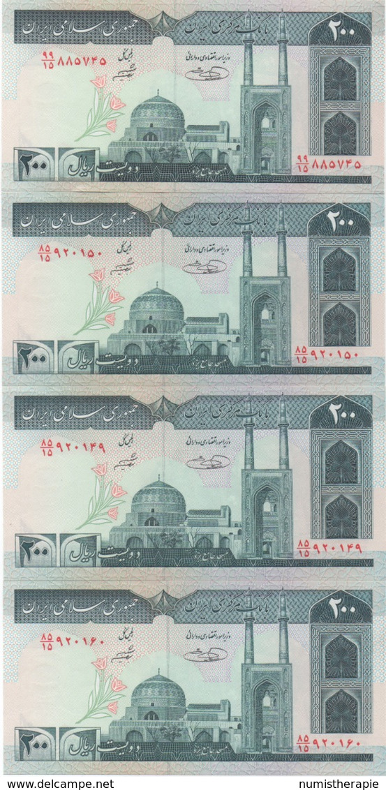 Iran : 200 Rials UNC (prix Par Billet) - Iran