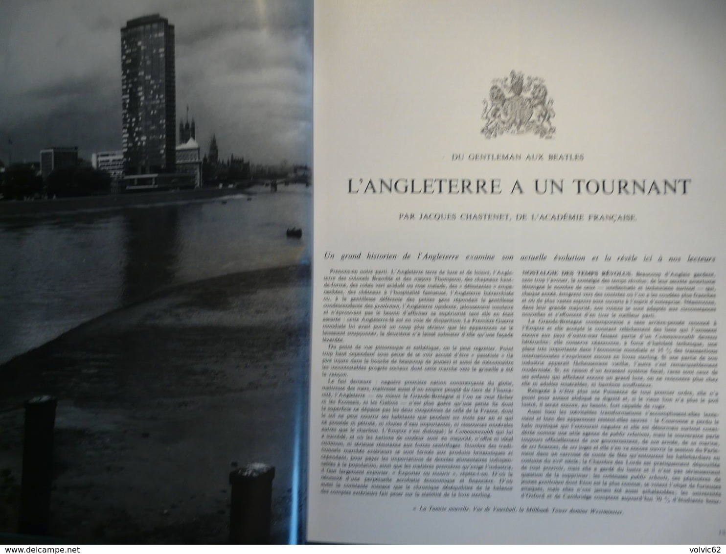 Plaisir De France 1965 Londres Millbank Hilton Windsor Chateau Anglais Reddish House Portobello Mont Saint Michet 1700 - House & Decoration