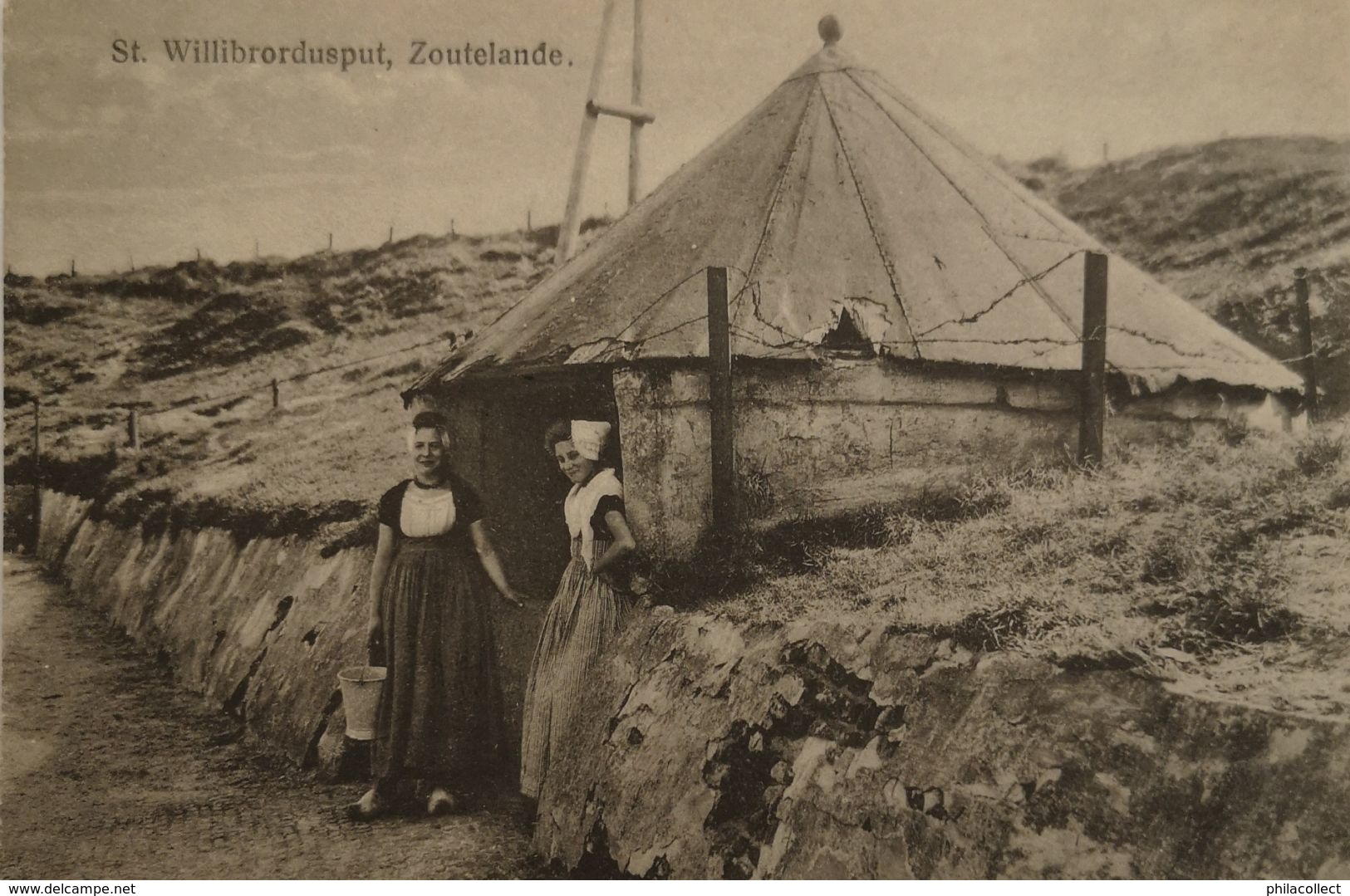 Zoutelande (Zld)  St. Willibrordusput (geanimeerd) 19?? - Zoutelande