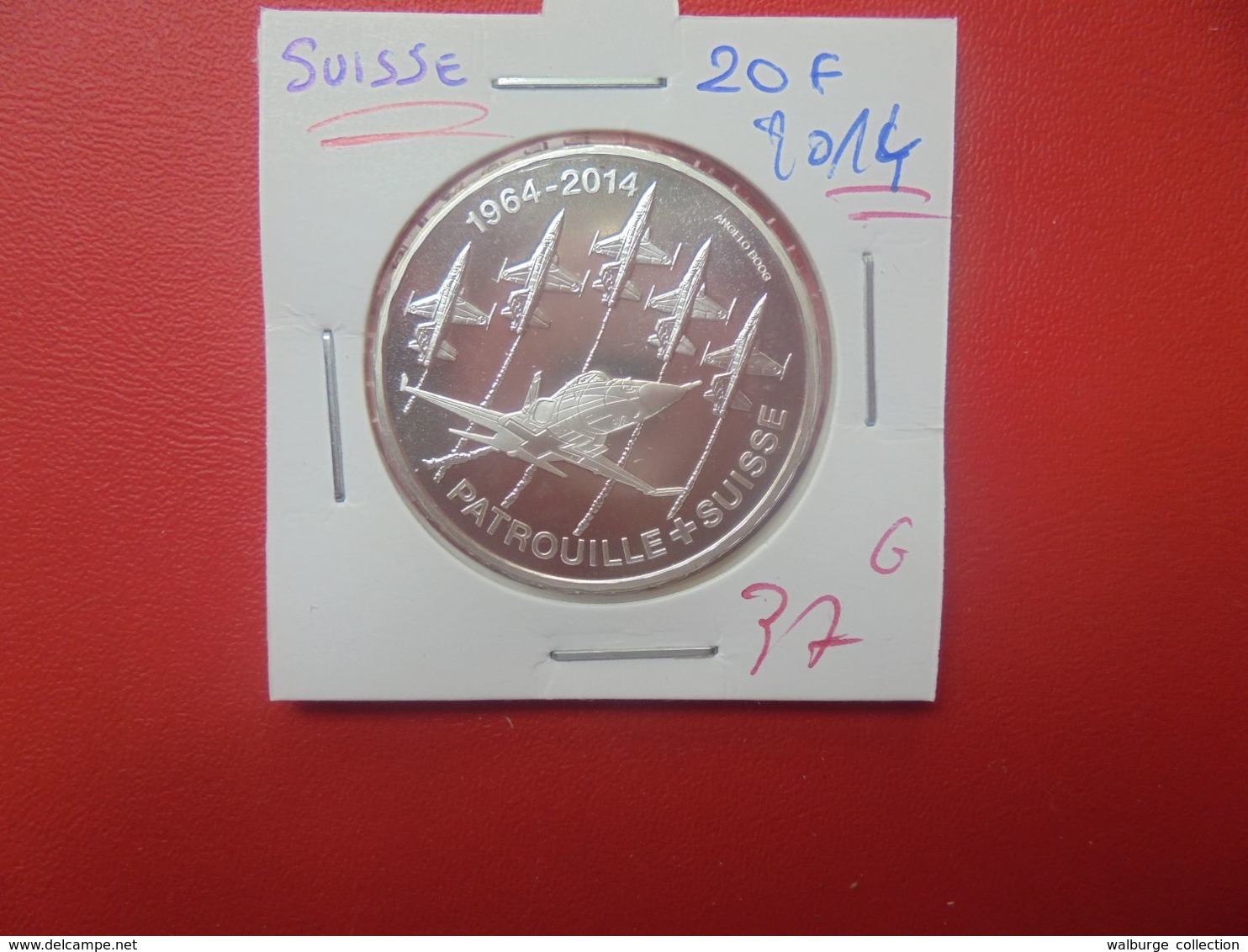 COMMEMORATIVE-SUISSE 20 FRANCS ARGENT 2014 QUALITE FDC (A.14) - Autres & Non Classés