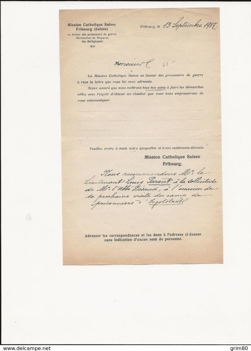 DOCUMENTS  MILITAIRE - Documenti