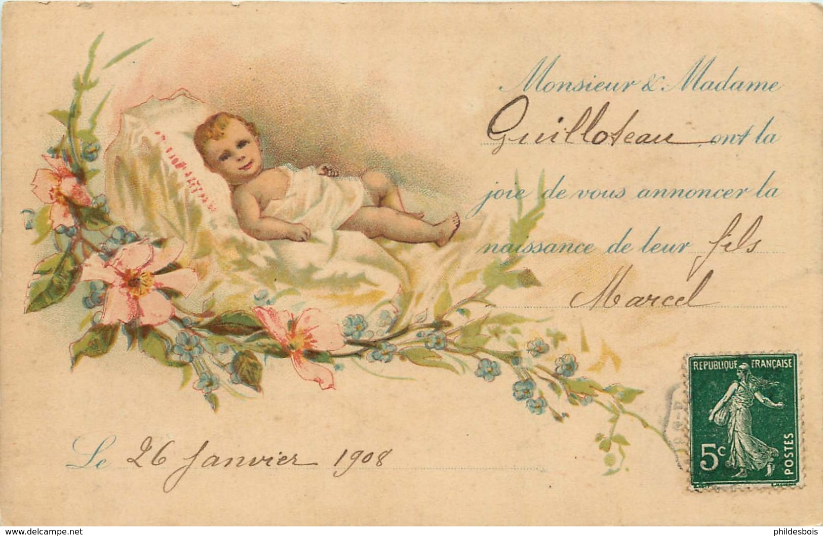 ENFANT Avis De Naissance - Babies