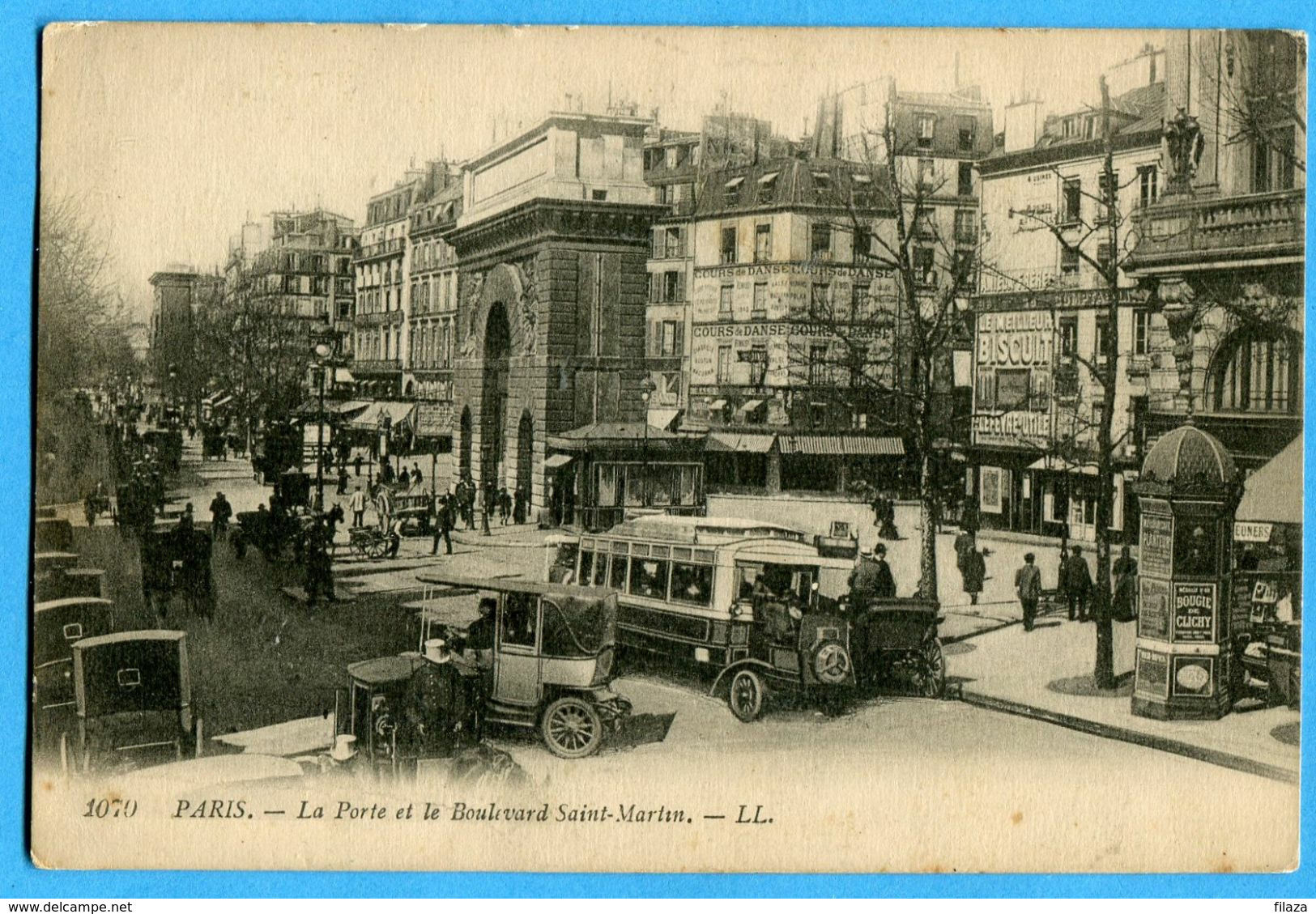 75 -  Paris - Paris La Porte Et Le Boulevard Saint Martin (N0985) - Markten, Pleinen