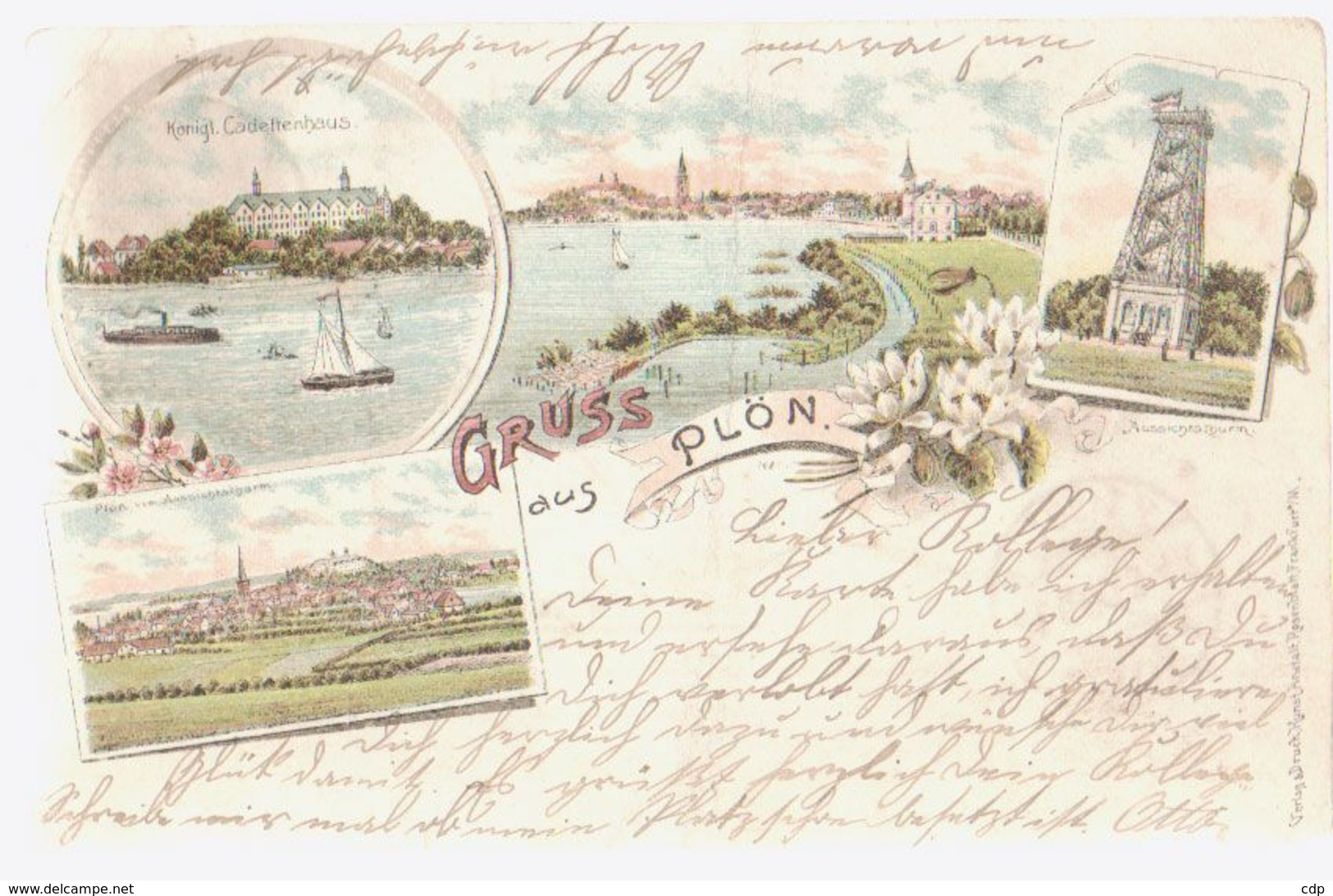 Cpa Gruss Aus Plon   1900 - Ploen