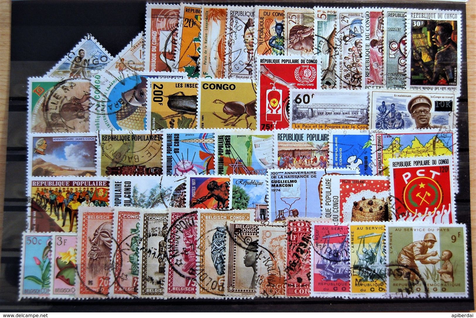 Afrique Africa  - Lot De 47 Timbres Oblitérés Des Différents Noms Du Congo - Sonstige - Afrika