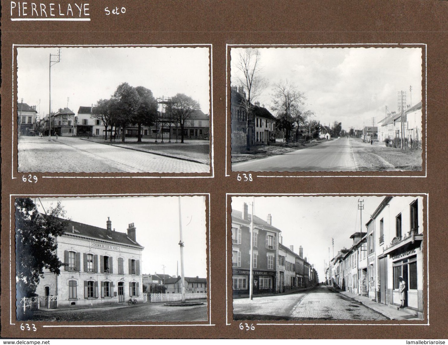 95, Pierrelaye , 4 Cpsm Montées Sur 1 Carton De Presentation D'editeur De Cartes Postales. - Pierrelaye