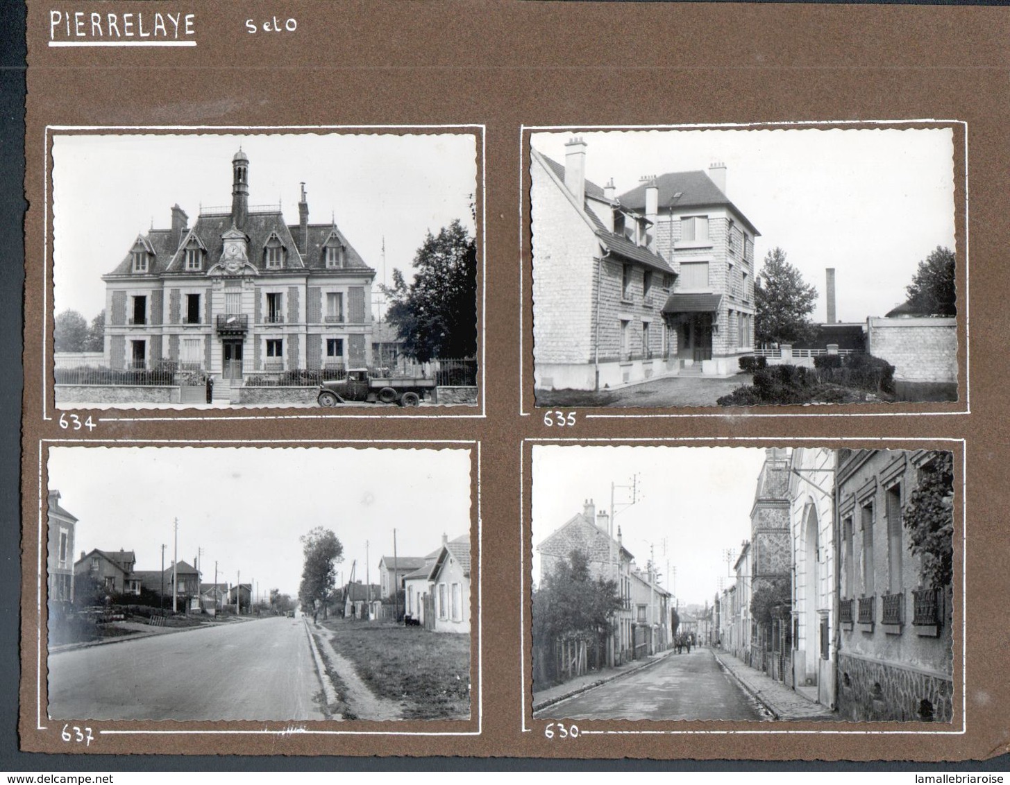 95, Pierrelaye , 4 Cpsm Montées Sur 1 Carton De Presentation D'editeur De Cartes Postales. - Pierrelaye