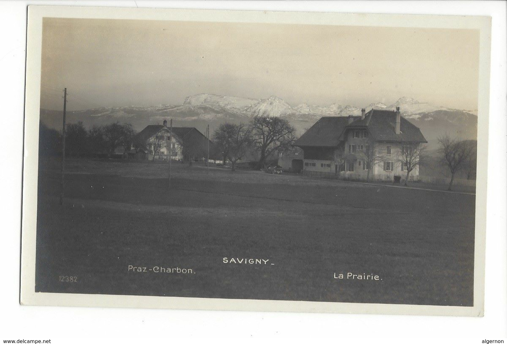 25608 - Savigny Praz Charbon La Prairie 1925 - La Praz