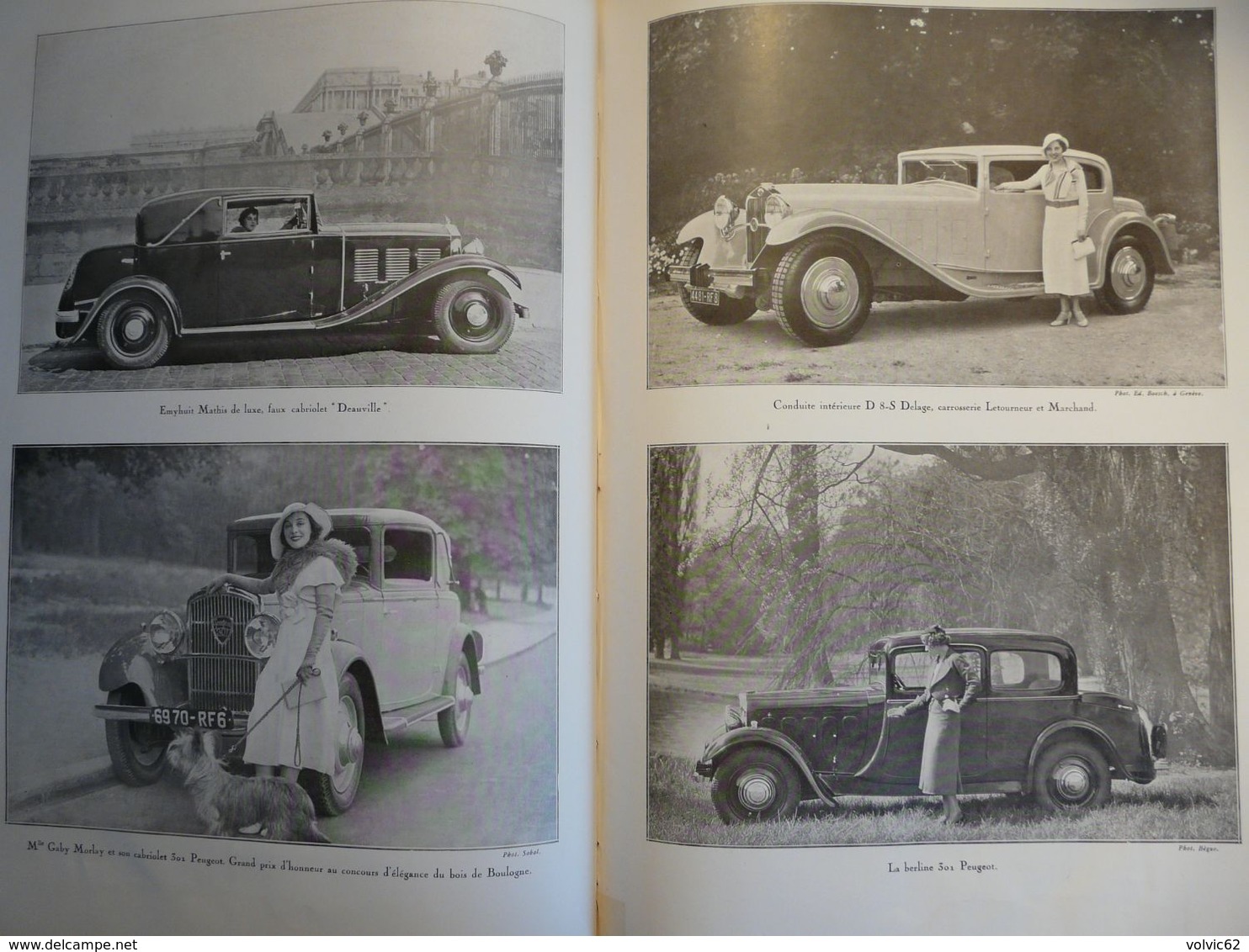 illustration noel 1931/1932 Jardin, aéronautique, automobile 1932 villandry dinard thézée valbonnais renault peugeot