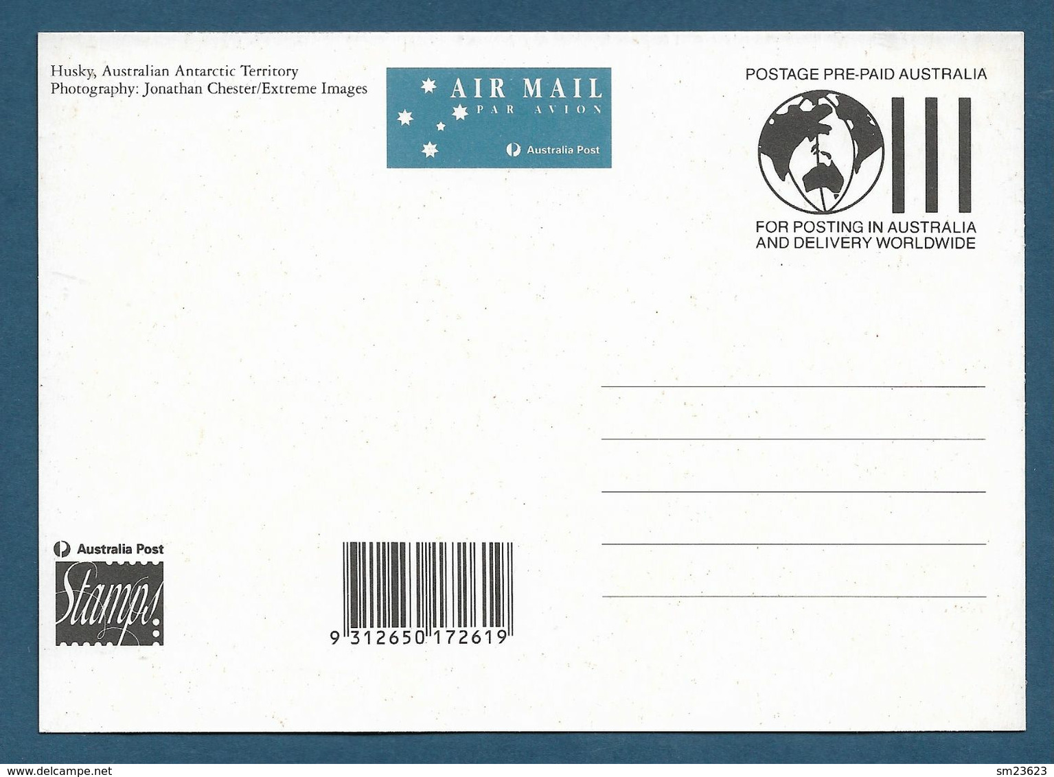 AAT 1994  Mi.Nr. 100 , The Last Huskies - Maximum Card - First Day Of Issue 13. January 1994 - Tarjetas – Máxima