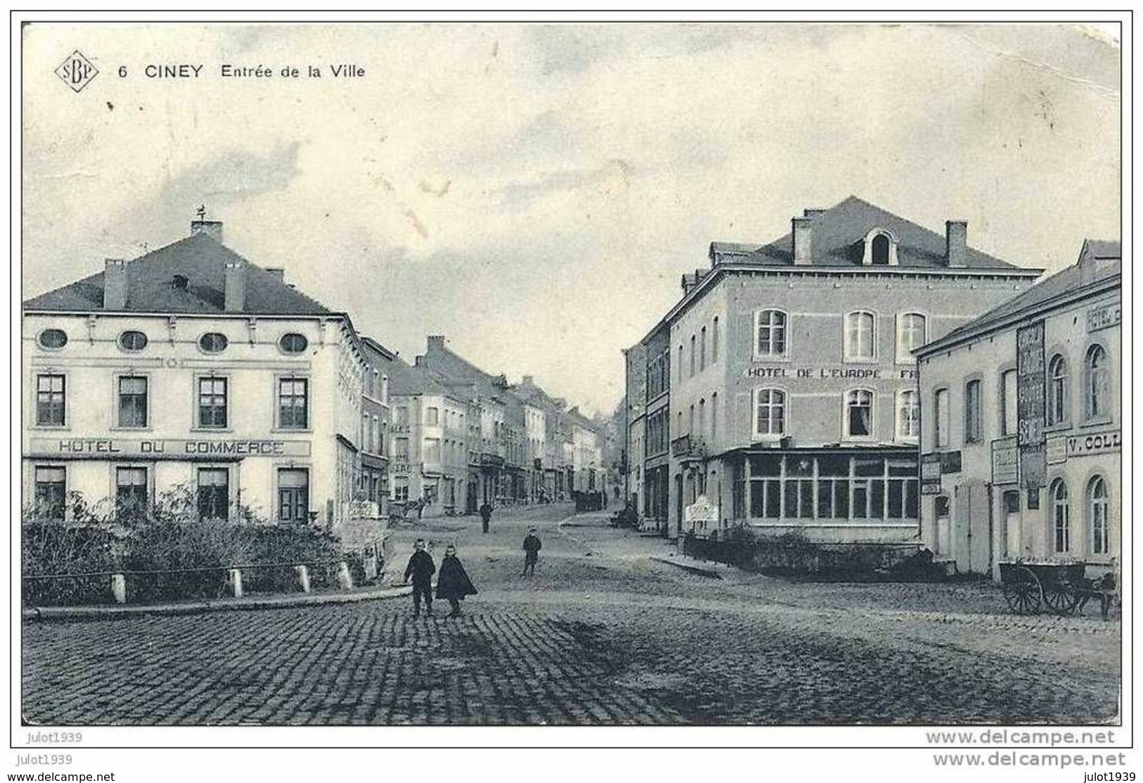 CINEY ..-- Entrée De La Ville . 1911 Vers GRAPFONTAINE ( Melles KESER ) .  Voir Verso . - Ciney