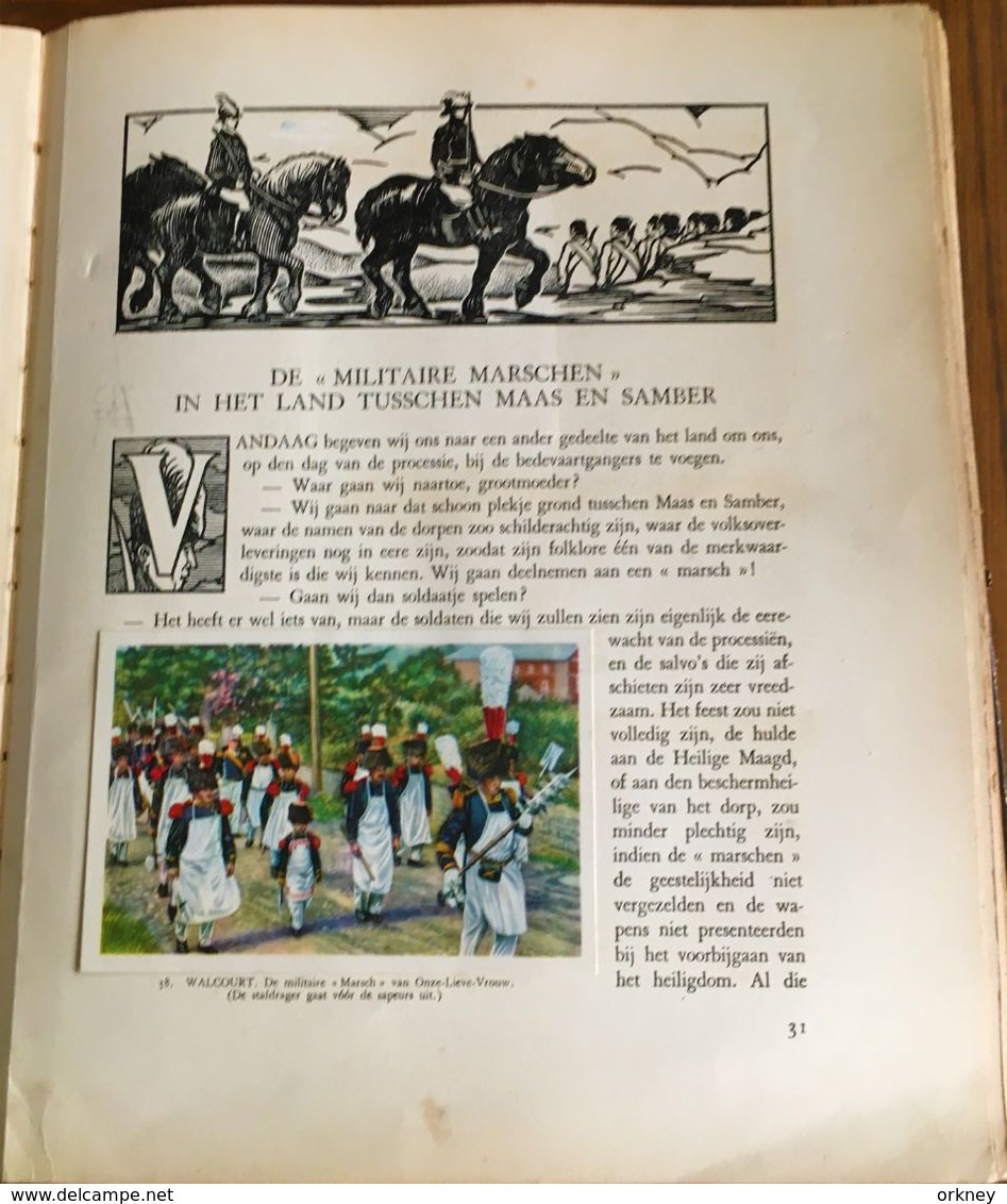 2 Boeken Folklore Van België Deel 1 En Deel 2 - Antiguos