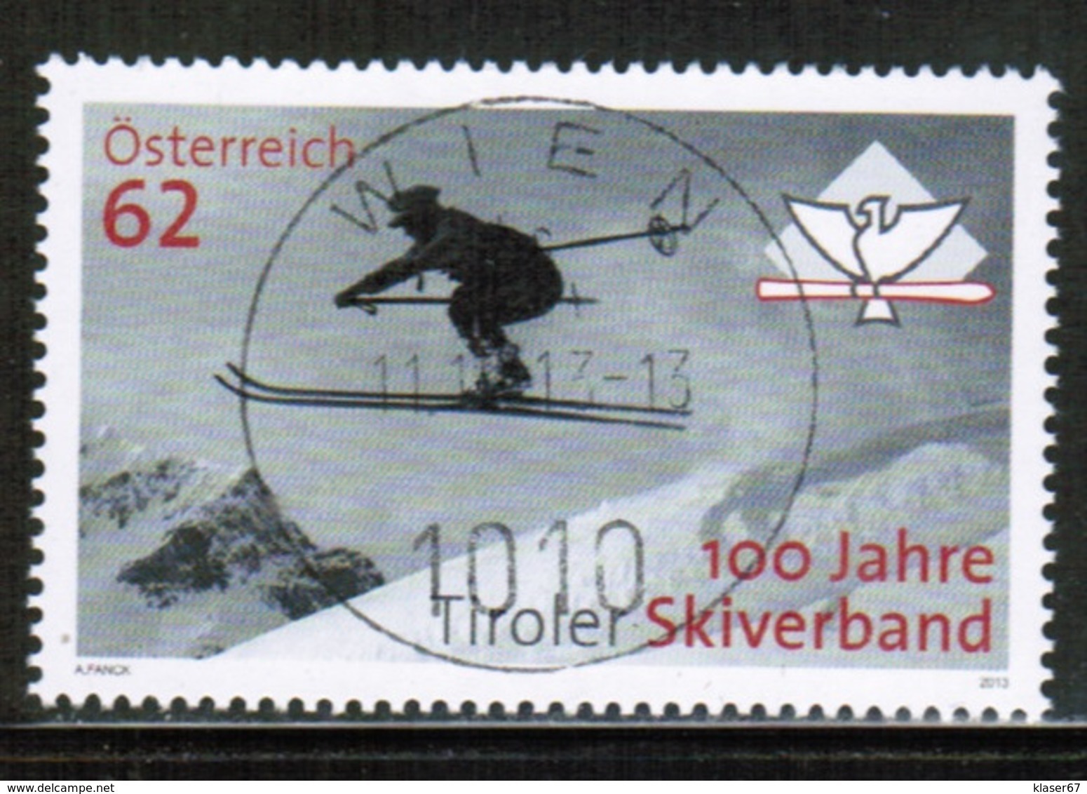 AT 2013 MI 3103 USED - Used Stamps