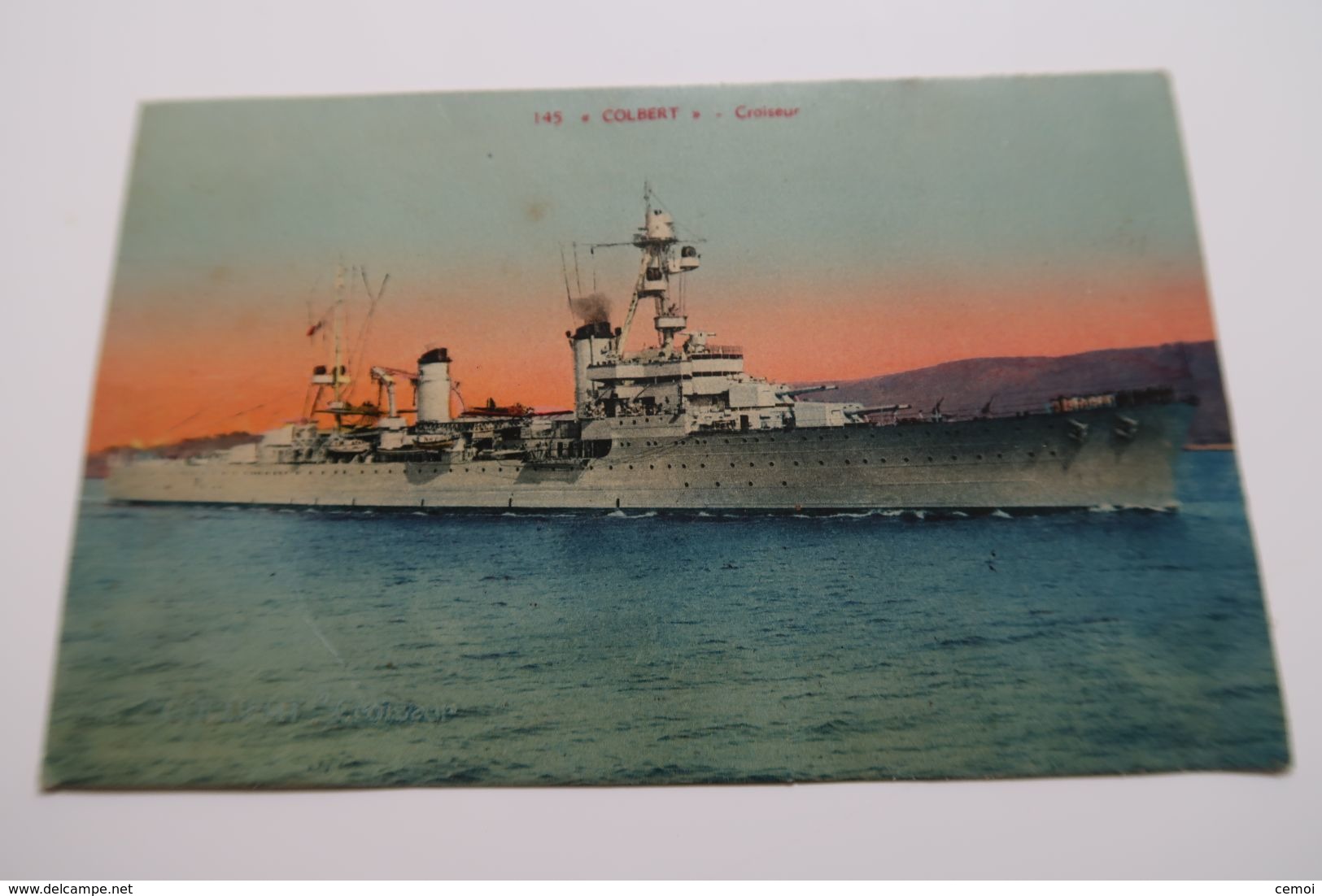 CPA - Croiseur COLBERT - Warships