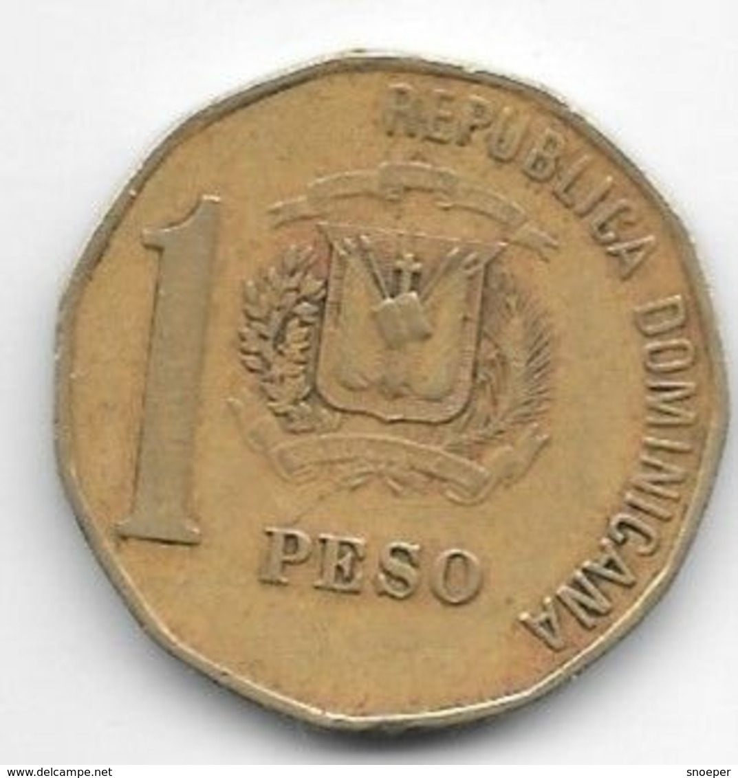 *dominican Republic 1  Peso 2000  Km 80.2 - Dominicana