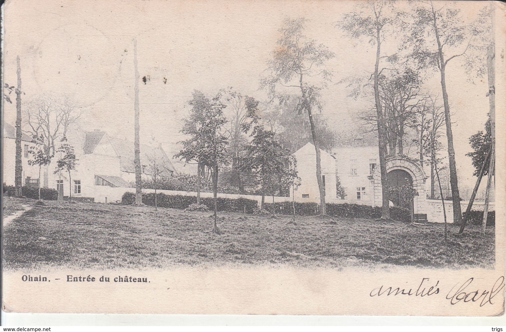 Ohain - Entrée Du Château - Lasne
