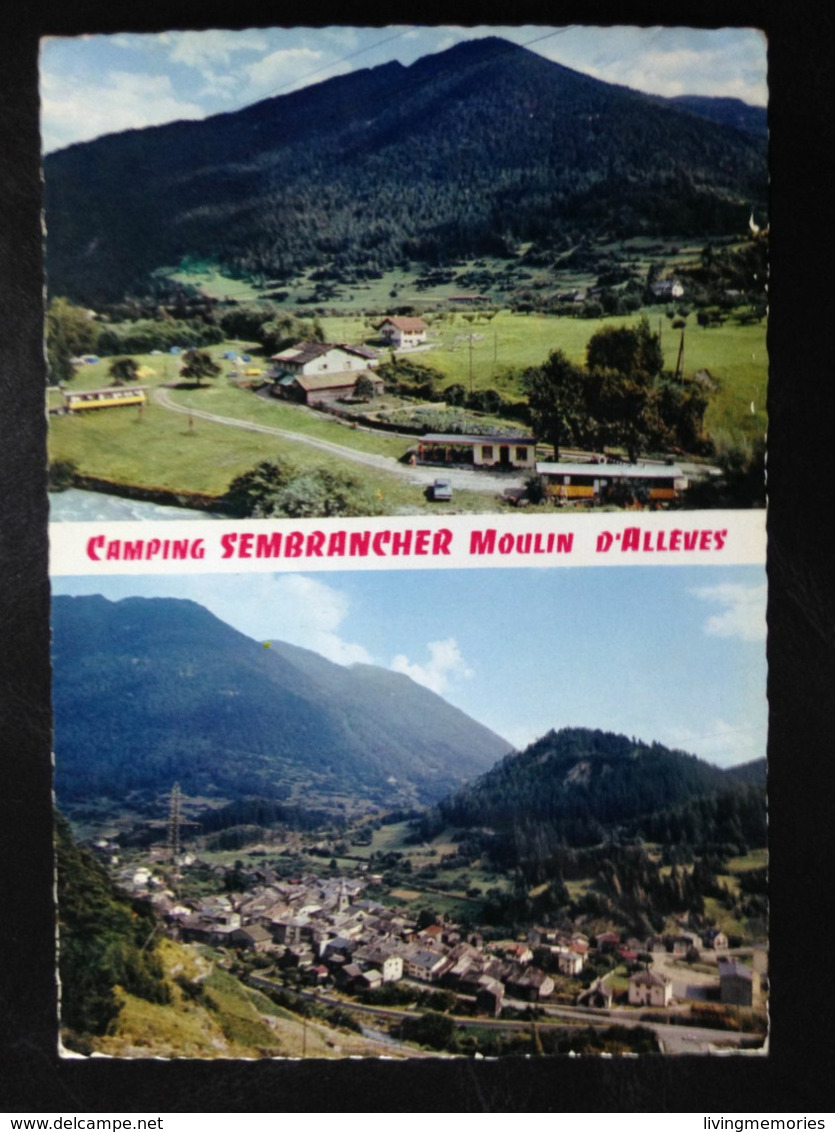 Switzerland, Circulated  And Circulated  Postcard, « CAMPING », « Sembrancher Moulin D'Alleves », 1971 - Sembrancher